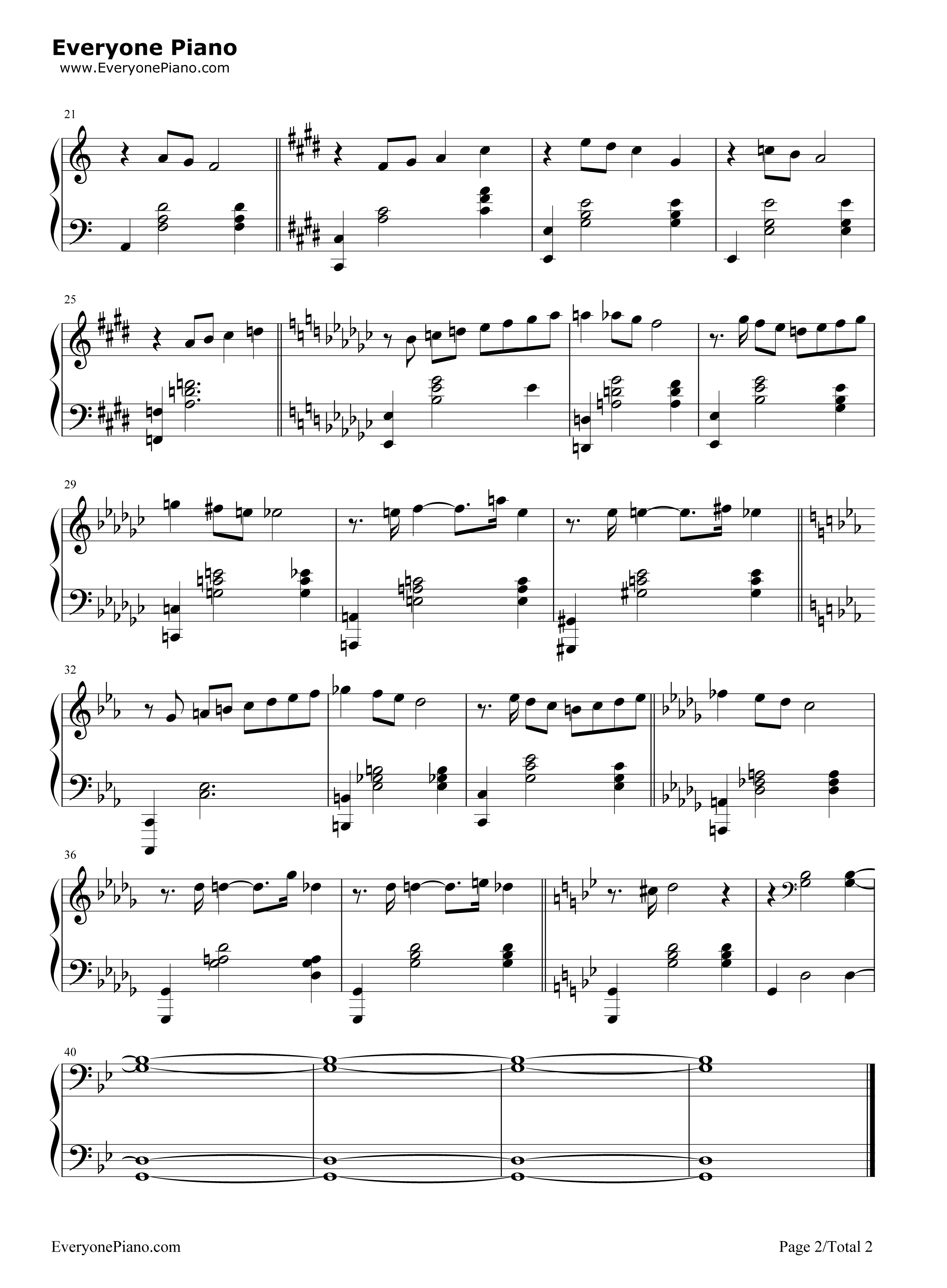 Every_27_Years钢琴谱_Benjamin_Wallfisch