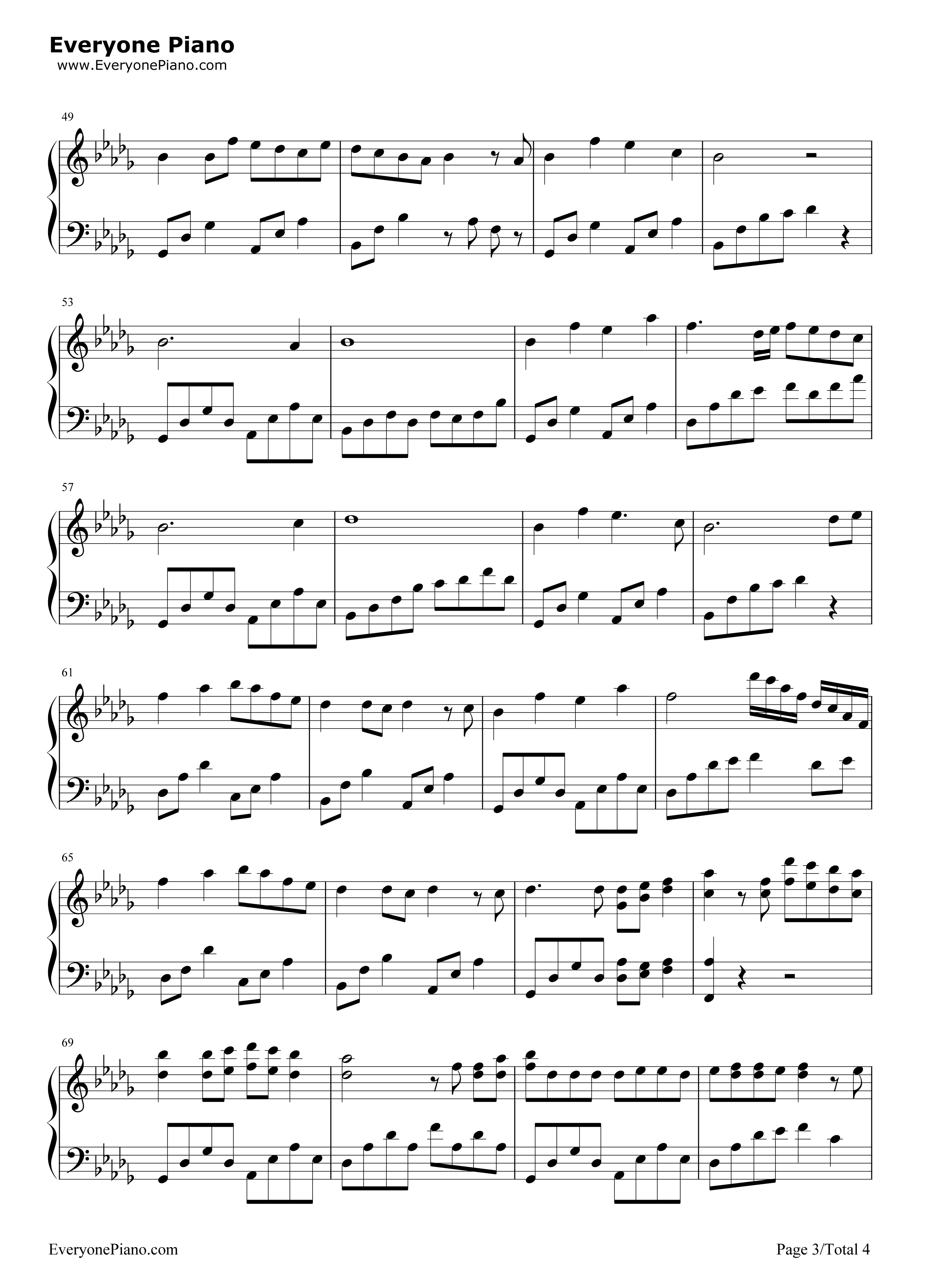 眉间雪钢琴谱_三个糙汉一个软妹组