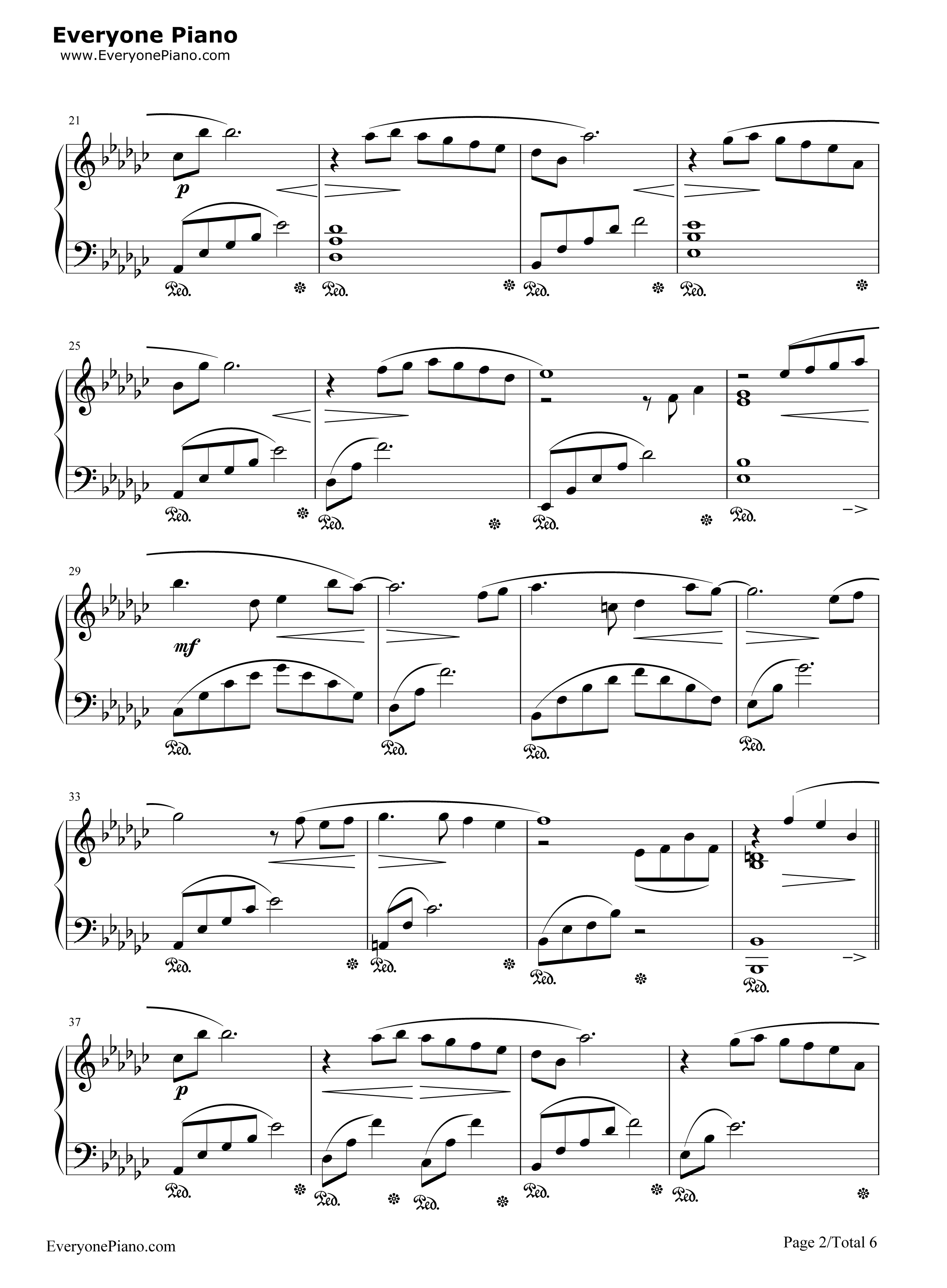 月の明り钢琴谱_伊田惠美