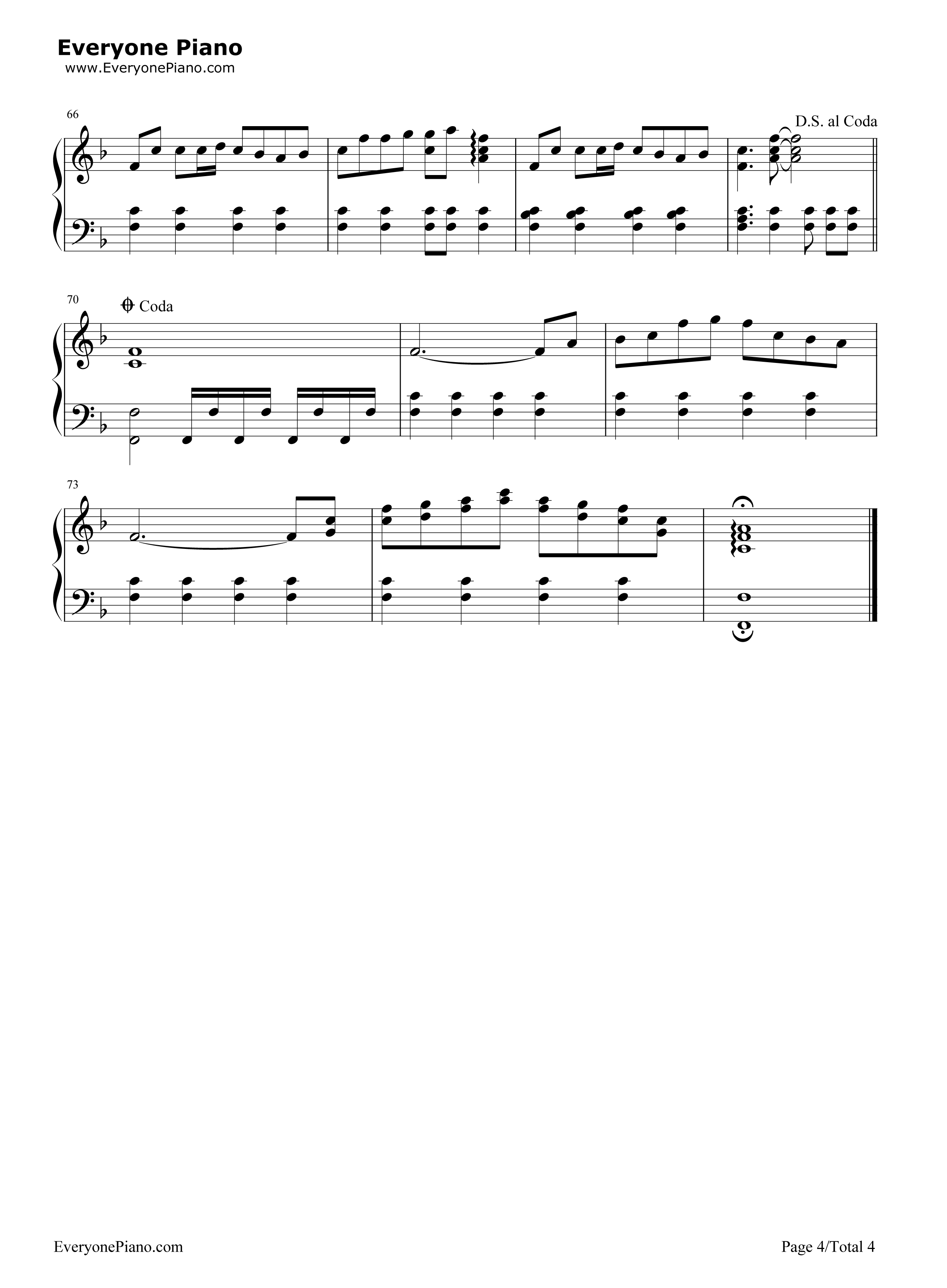 Together钢琴谱_秋好文惠