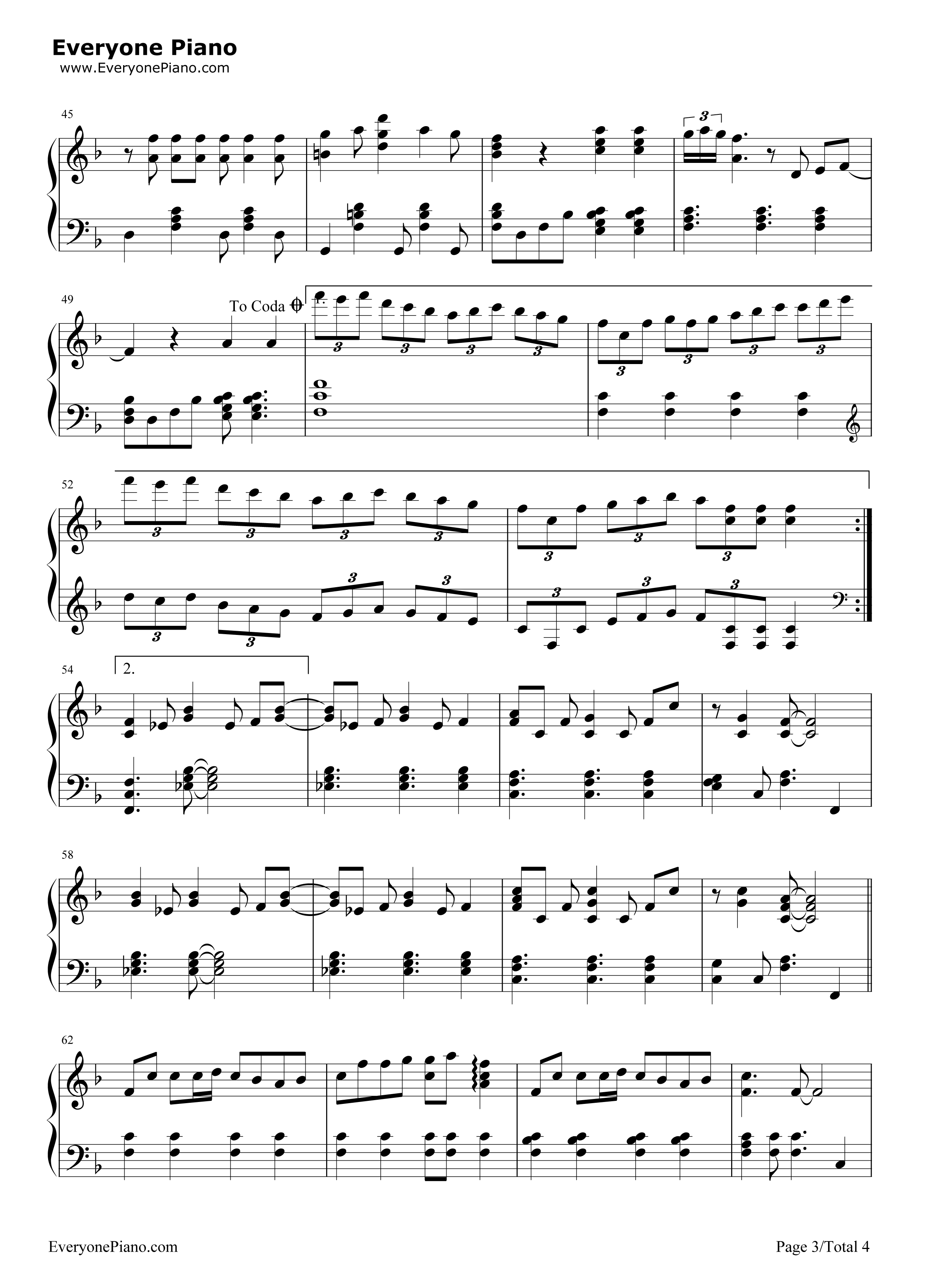 Together钢琴谱_秋好文惠