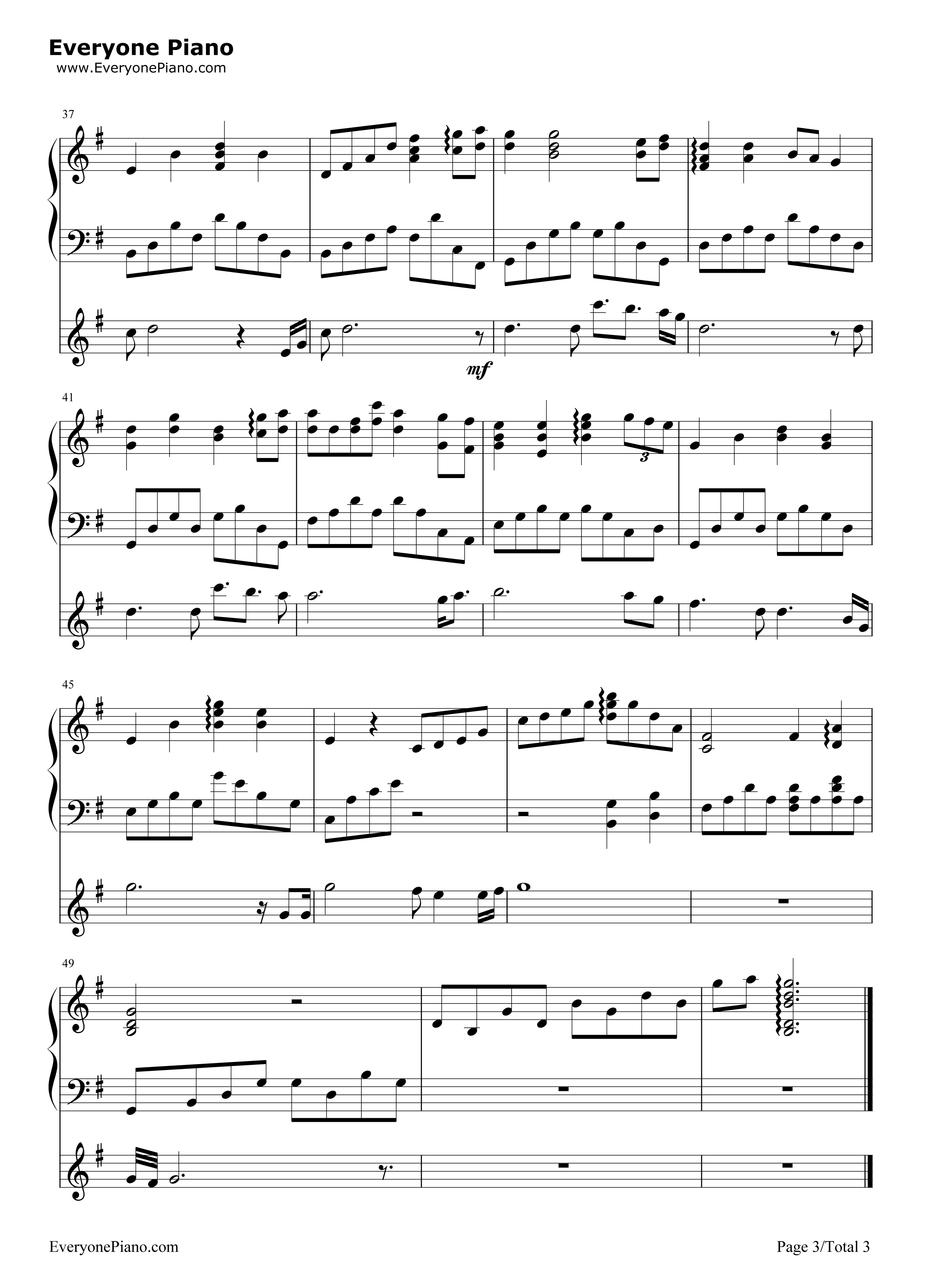 海がきこえる钢琴谱_永田茂