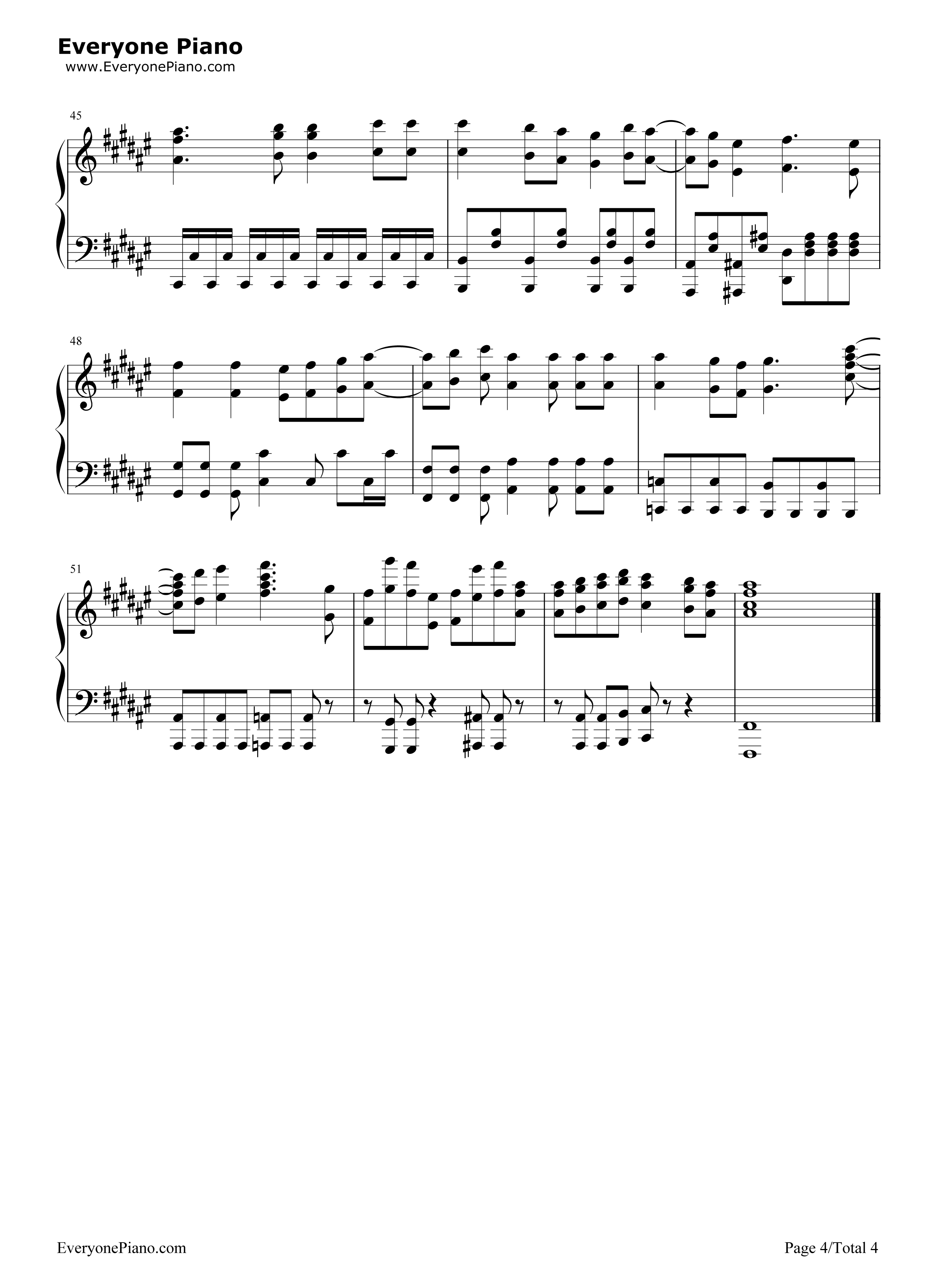 半永久的に愛してよ钢琴谱_堀江由衣