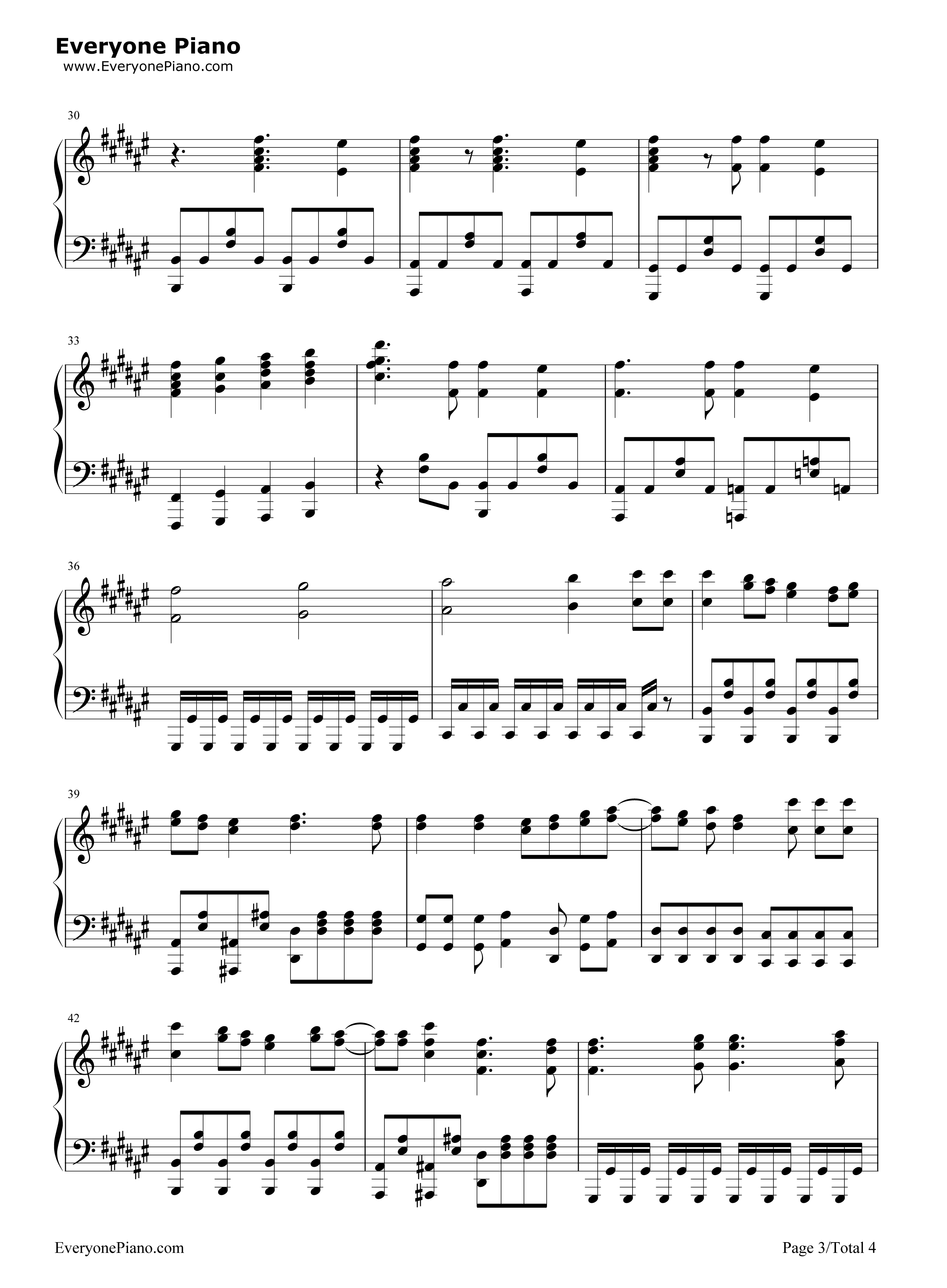 半永久的に愛してよ钢琴谱_堀江由衣