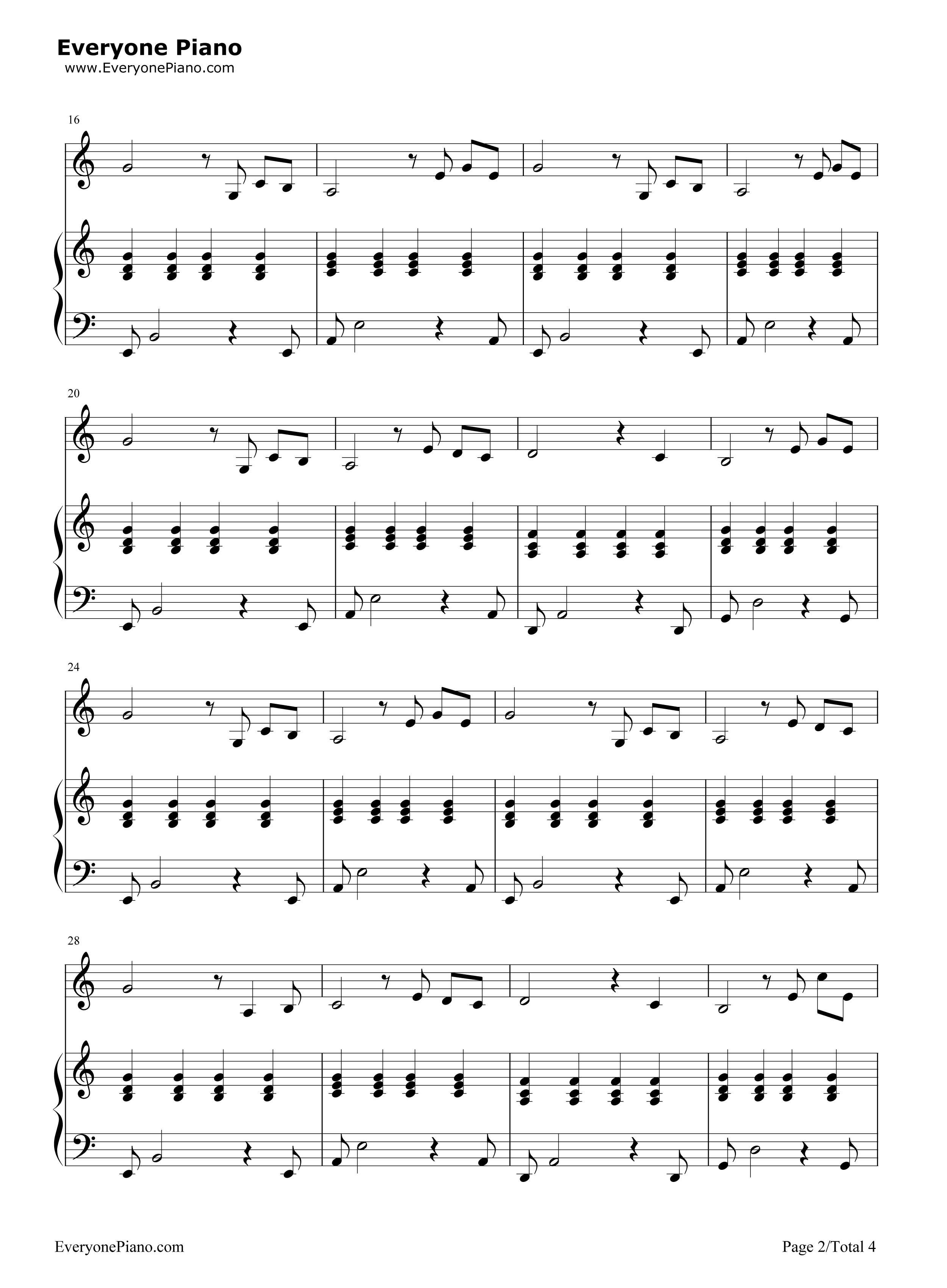 Here_We_Are_Again钢琴谱_CAGNET