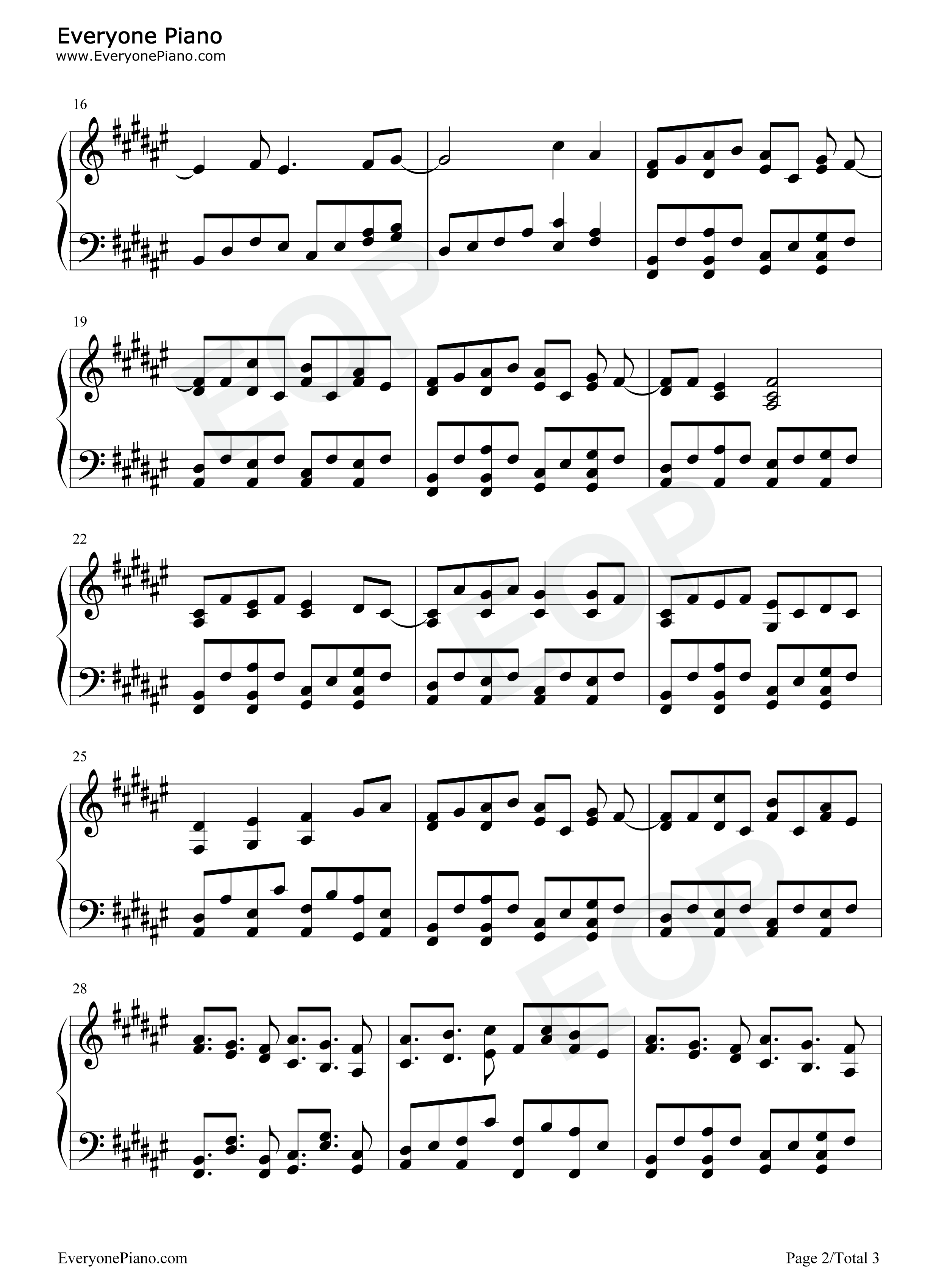 ミカヅキ钢琴谱_さユり_酸欠少女