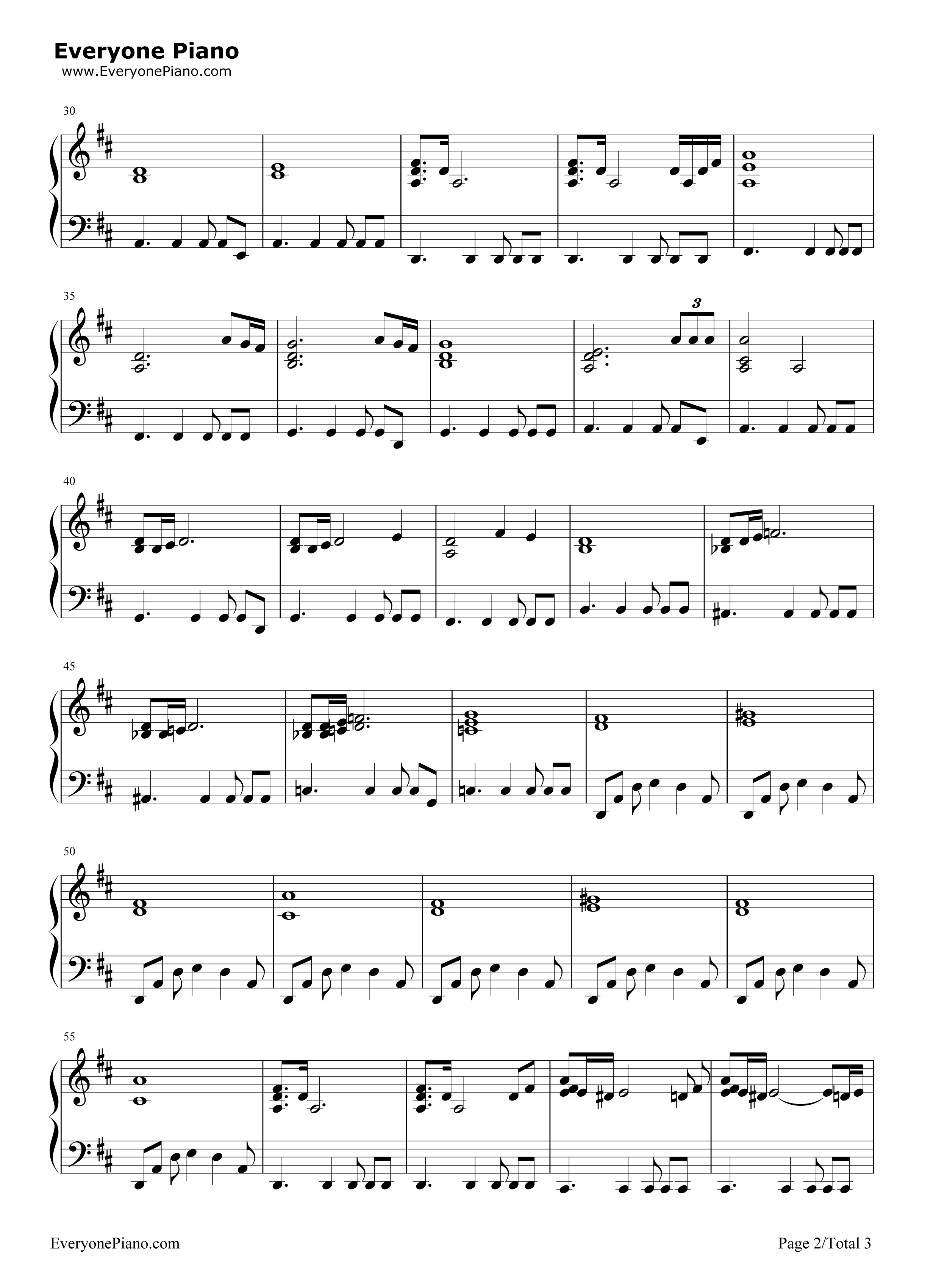 Ocean钢琴谱_永田権太