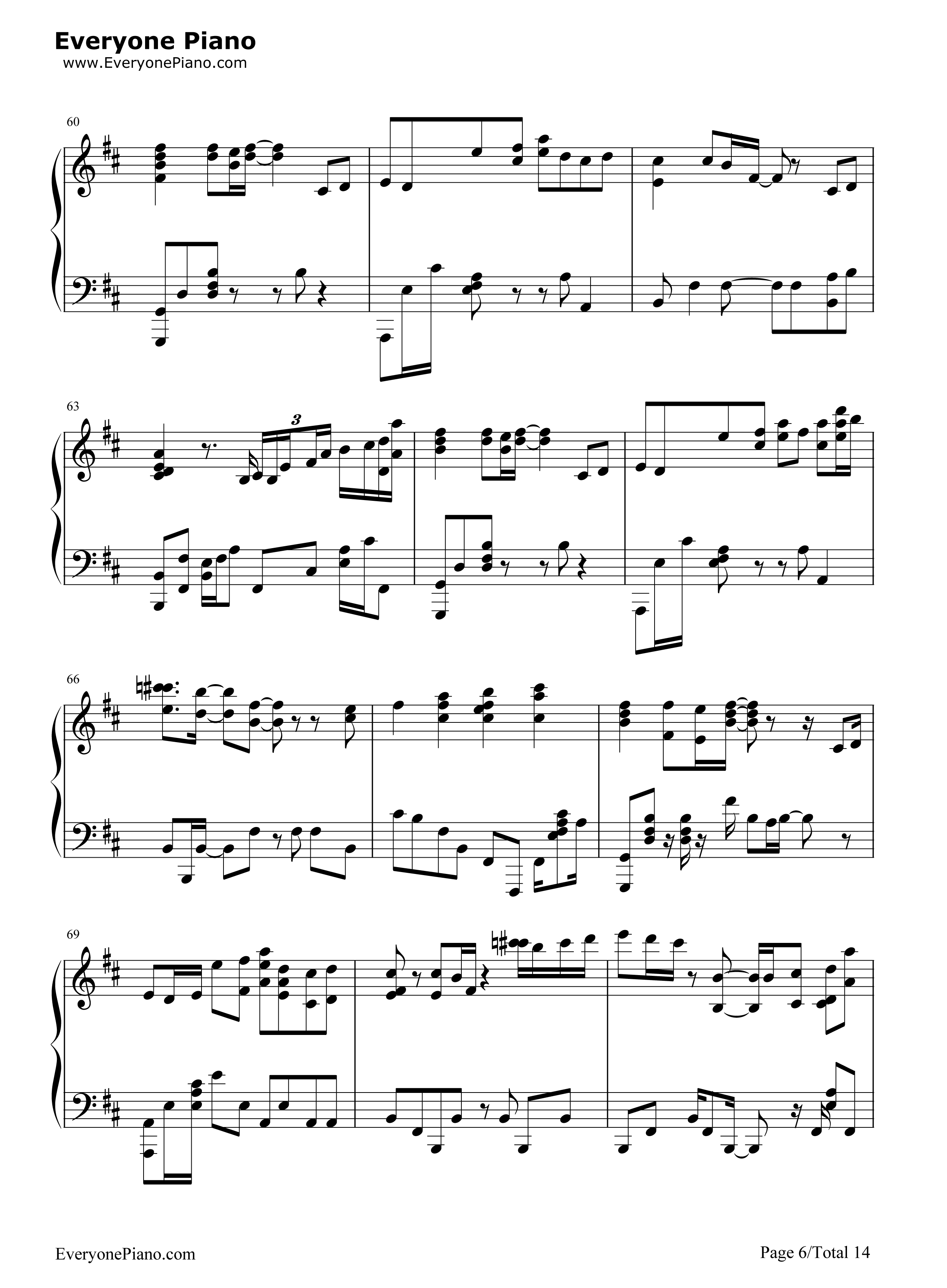 鸟之诗钢琴谱_Lia