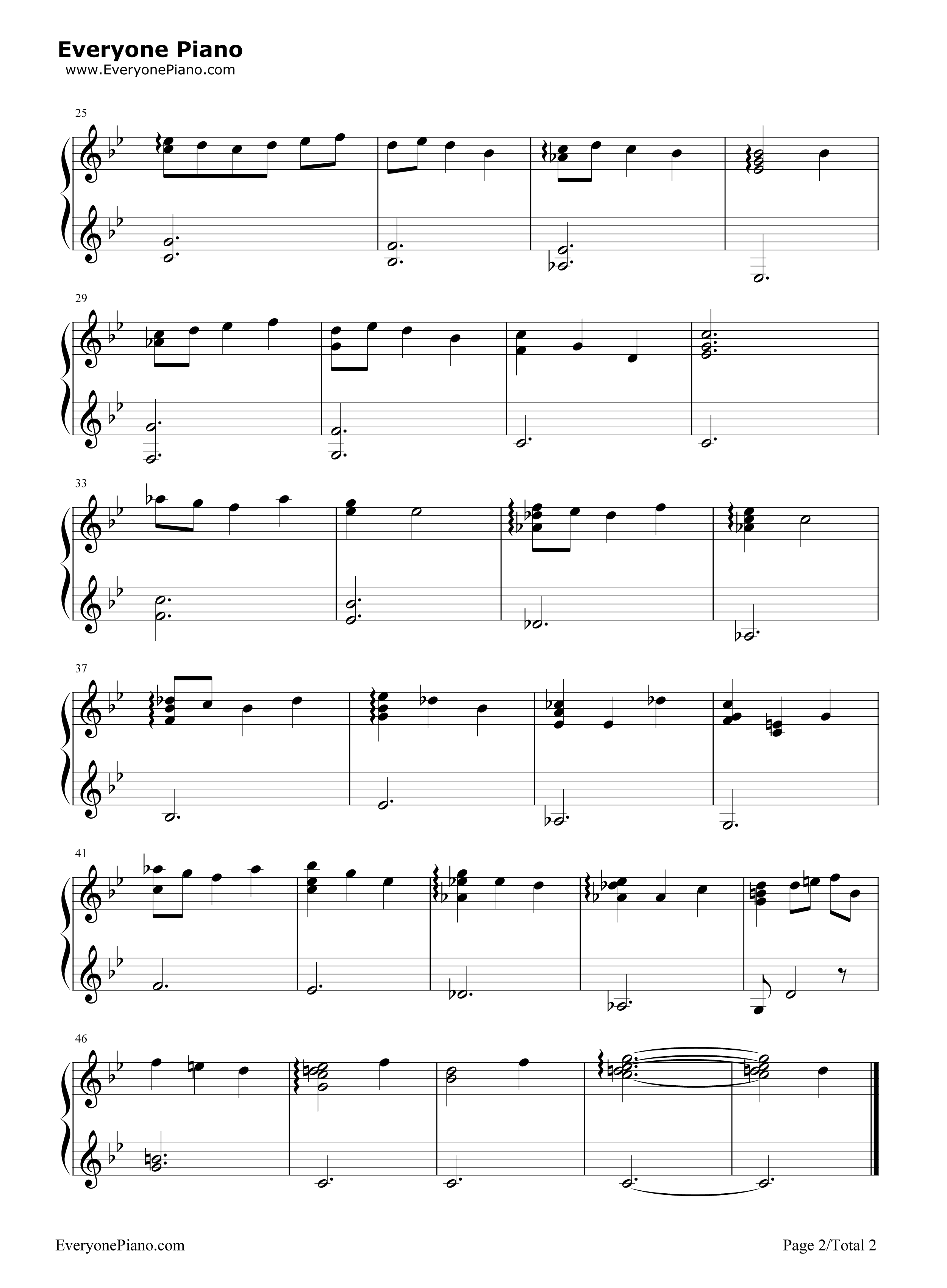 Melody_2钢琴谱_梶浦由记