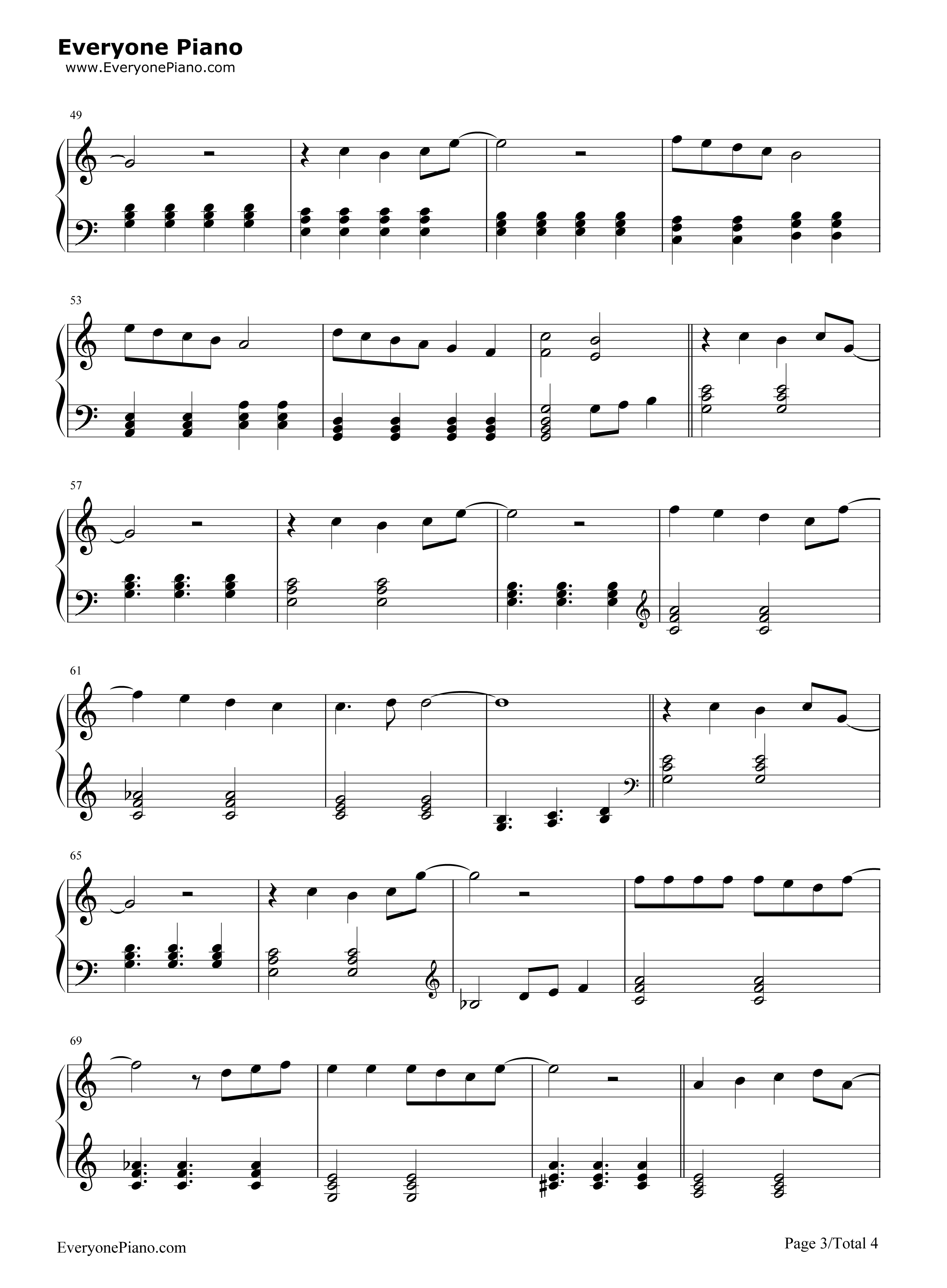 となりのトトロ钢琴谱_井上杏美