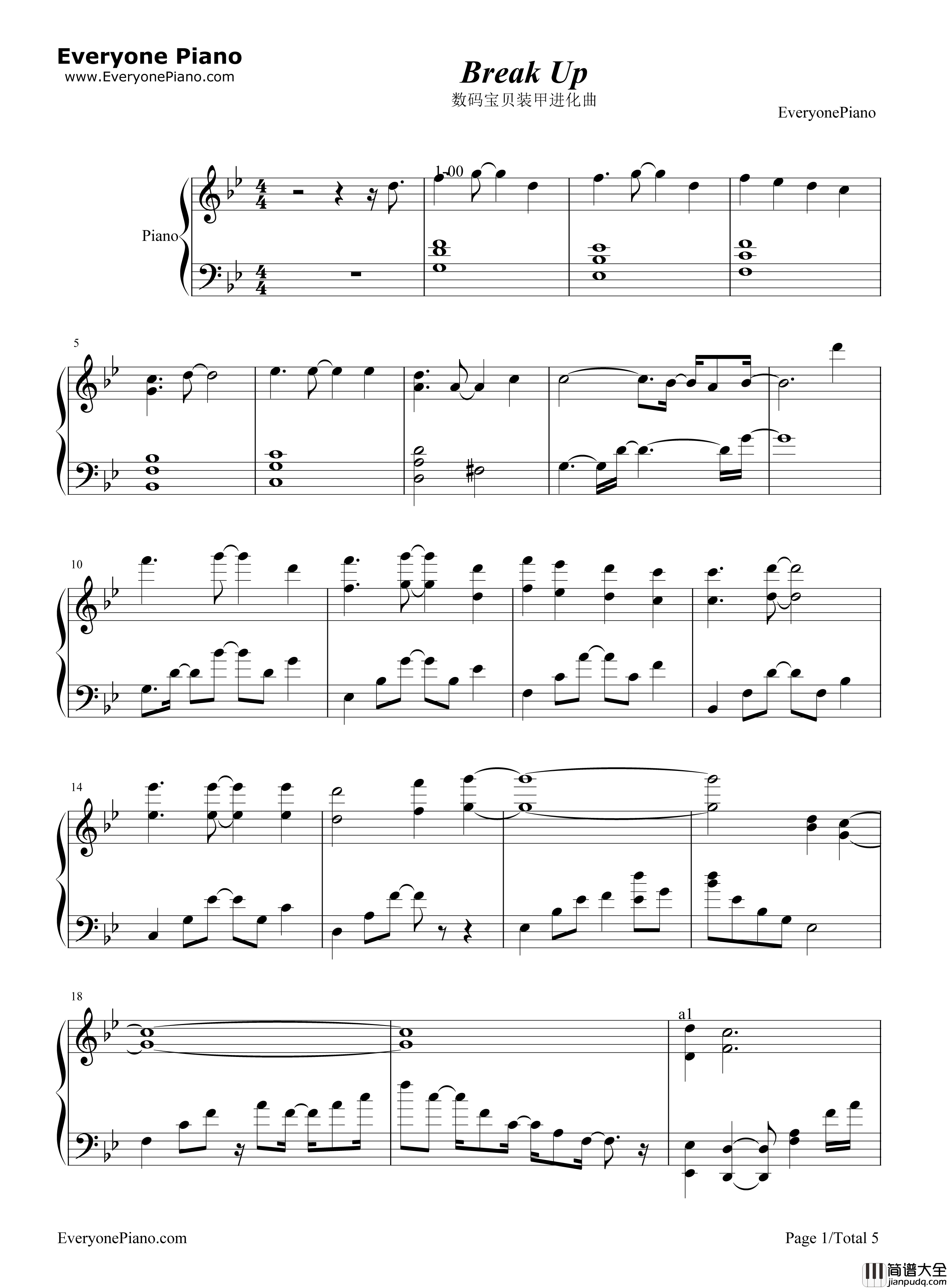 Break_Up钢琴谱_宫崎步
