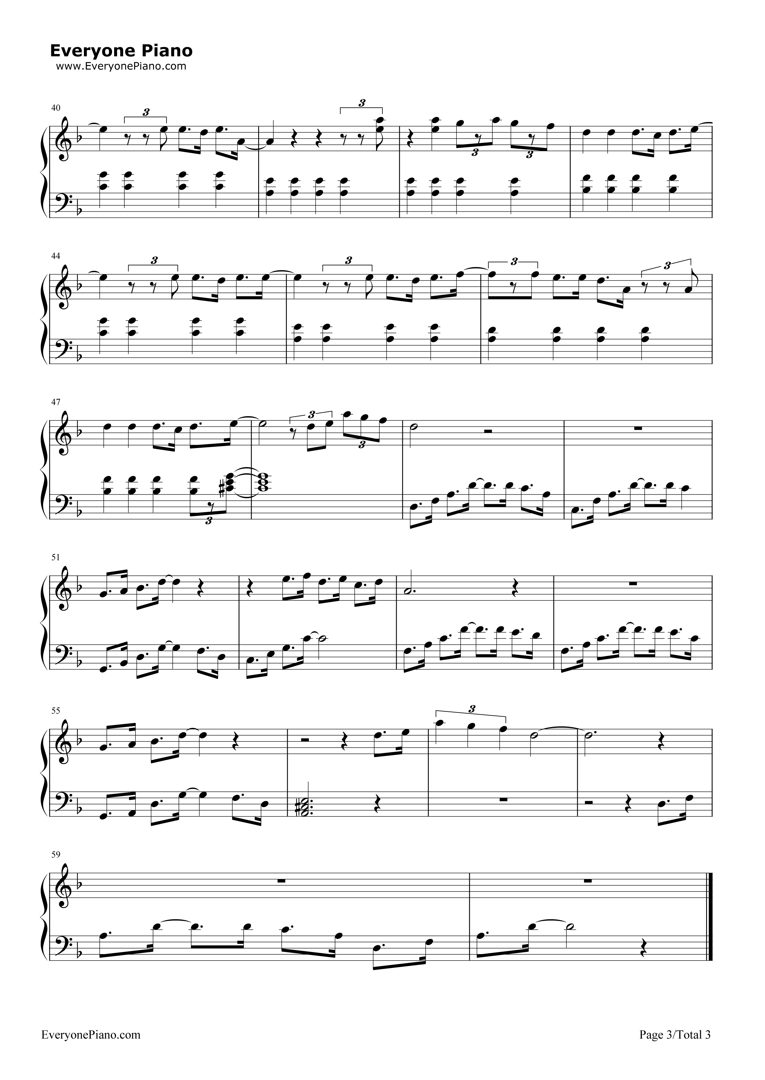 City_of_Stars钢琴谱_Ryan_Gosling_Emma_Stone