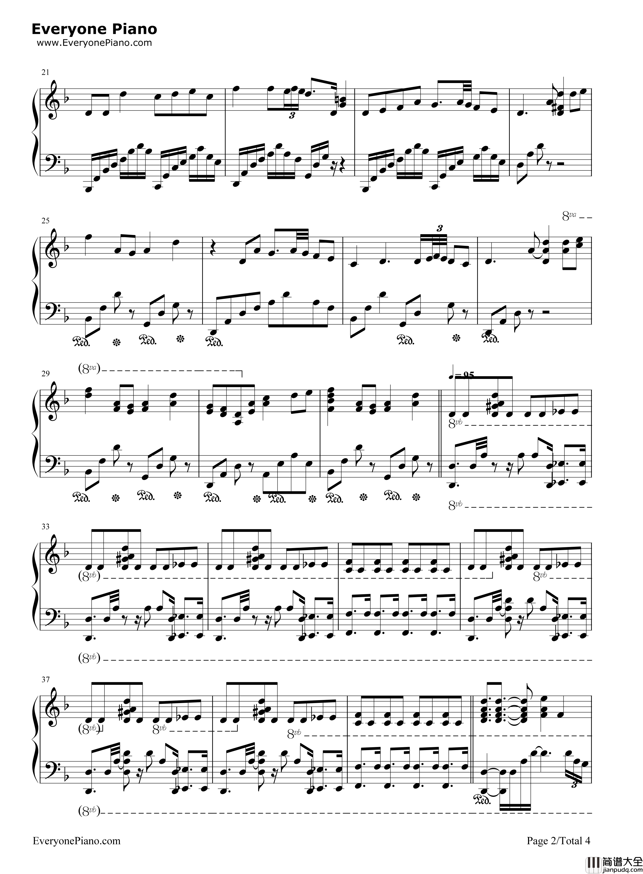 Blood_and_Wine钢琴谱_Marcin_Przybyłowicz