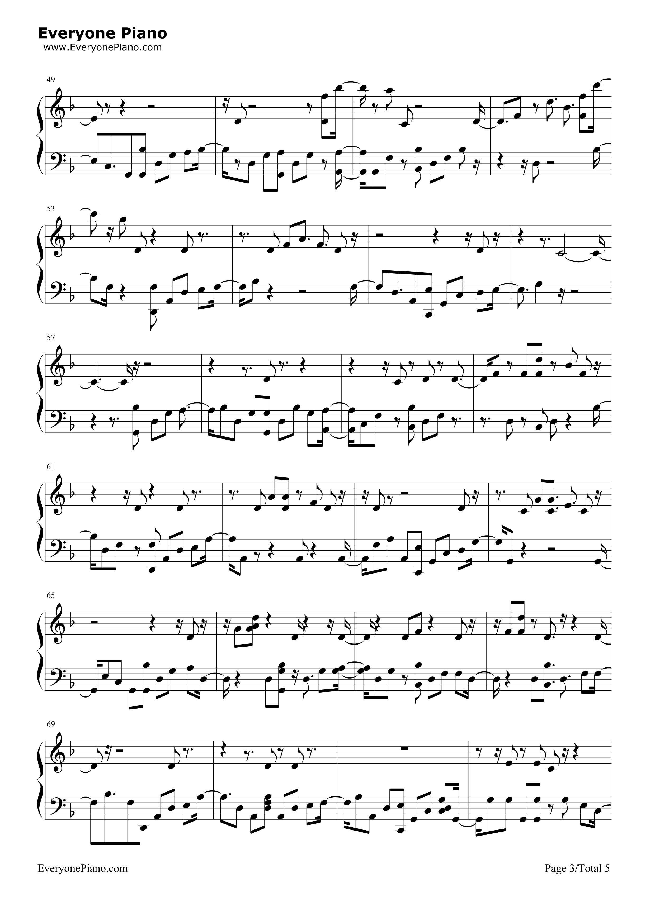 For_You钢琴谱_Liam_Payne_Rita_Ora