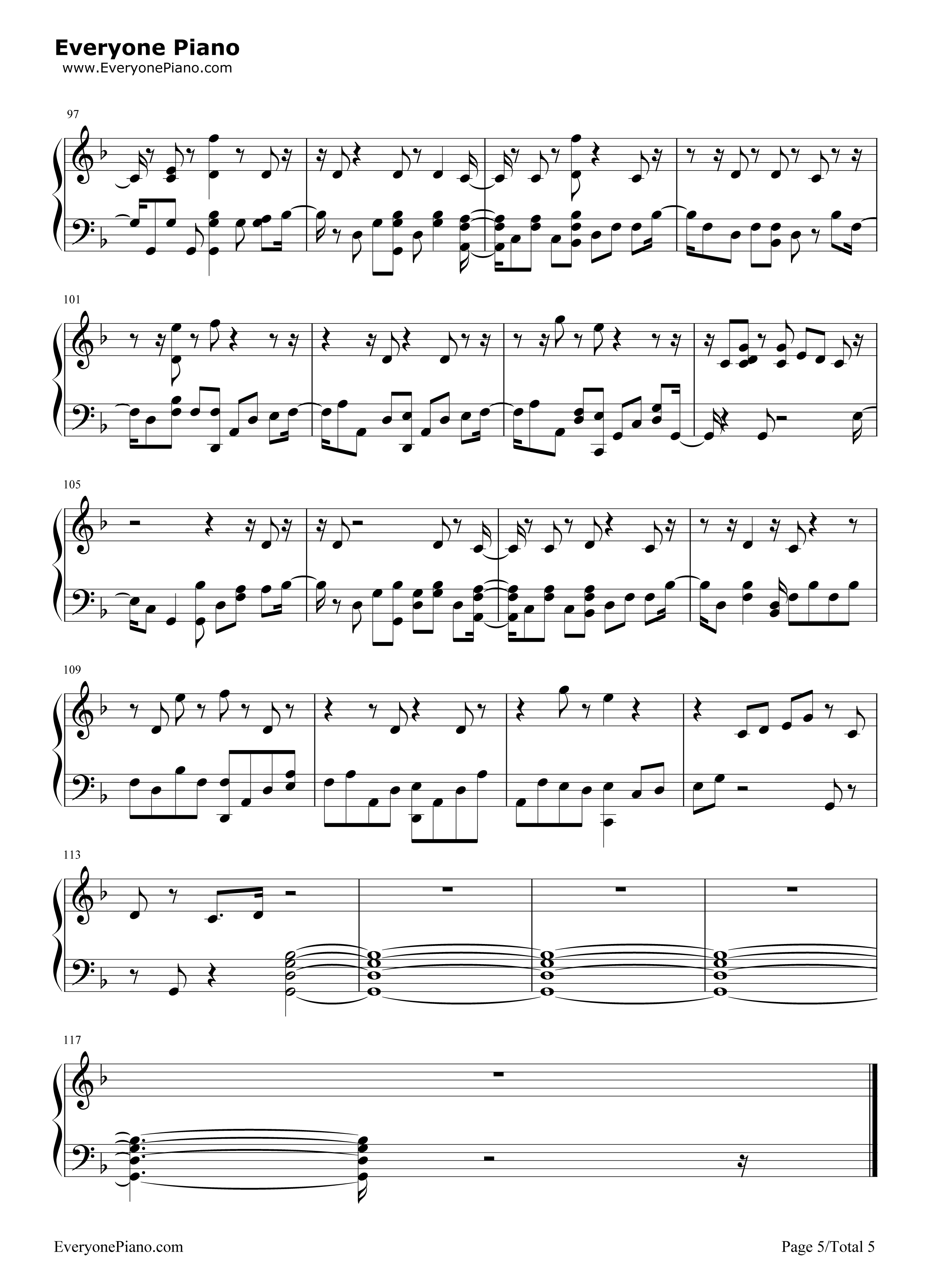 For_You钢琴谱_Liam_Payne_Rita_Ora