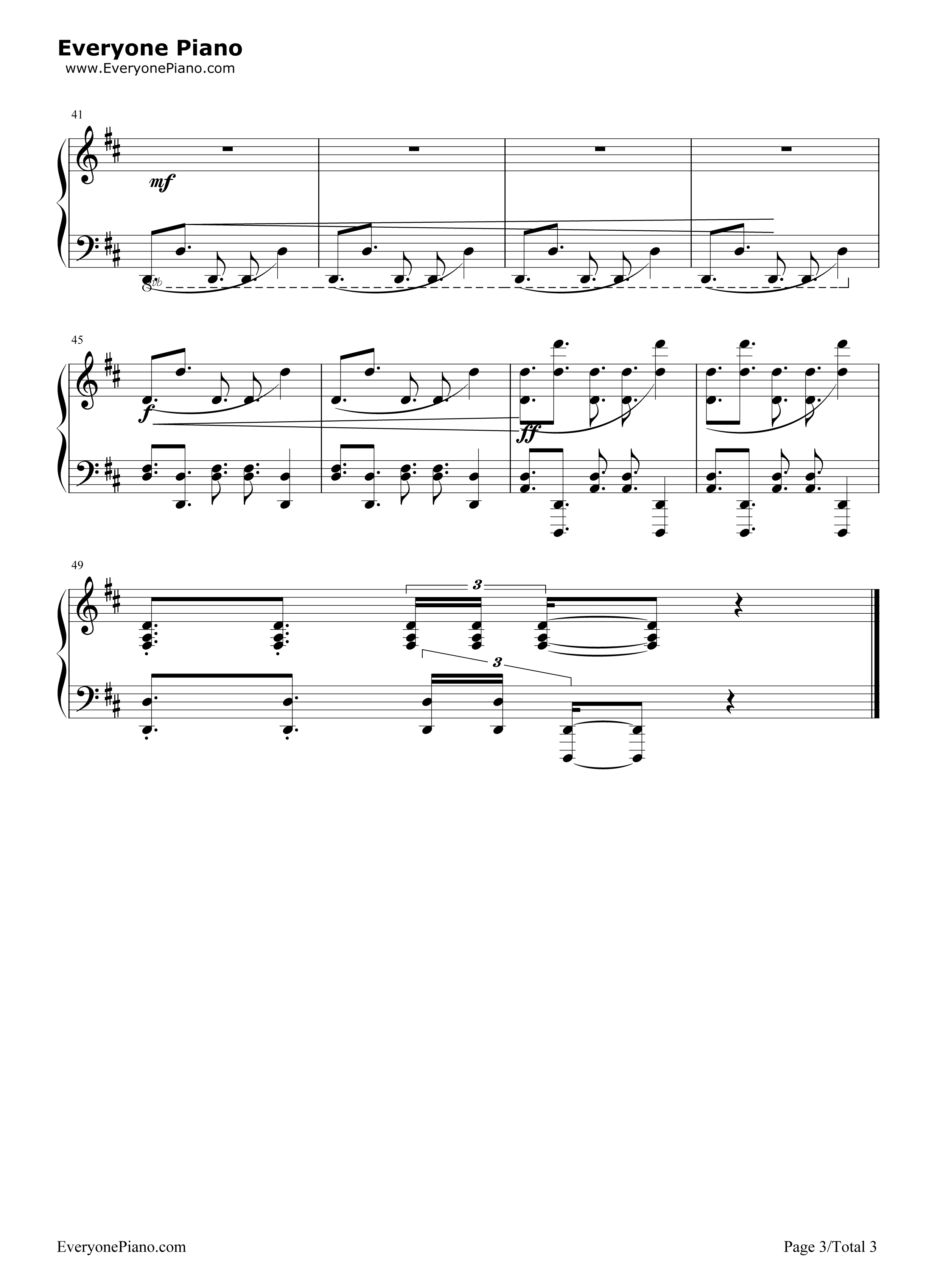 A_Theme_of_ONE_PUNCH_MAN~正義執行~钢琴谱_宮崎诚