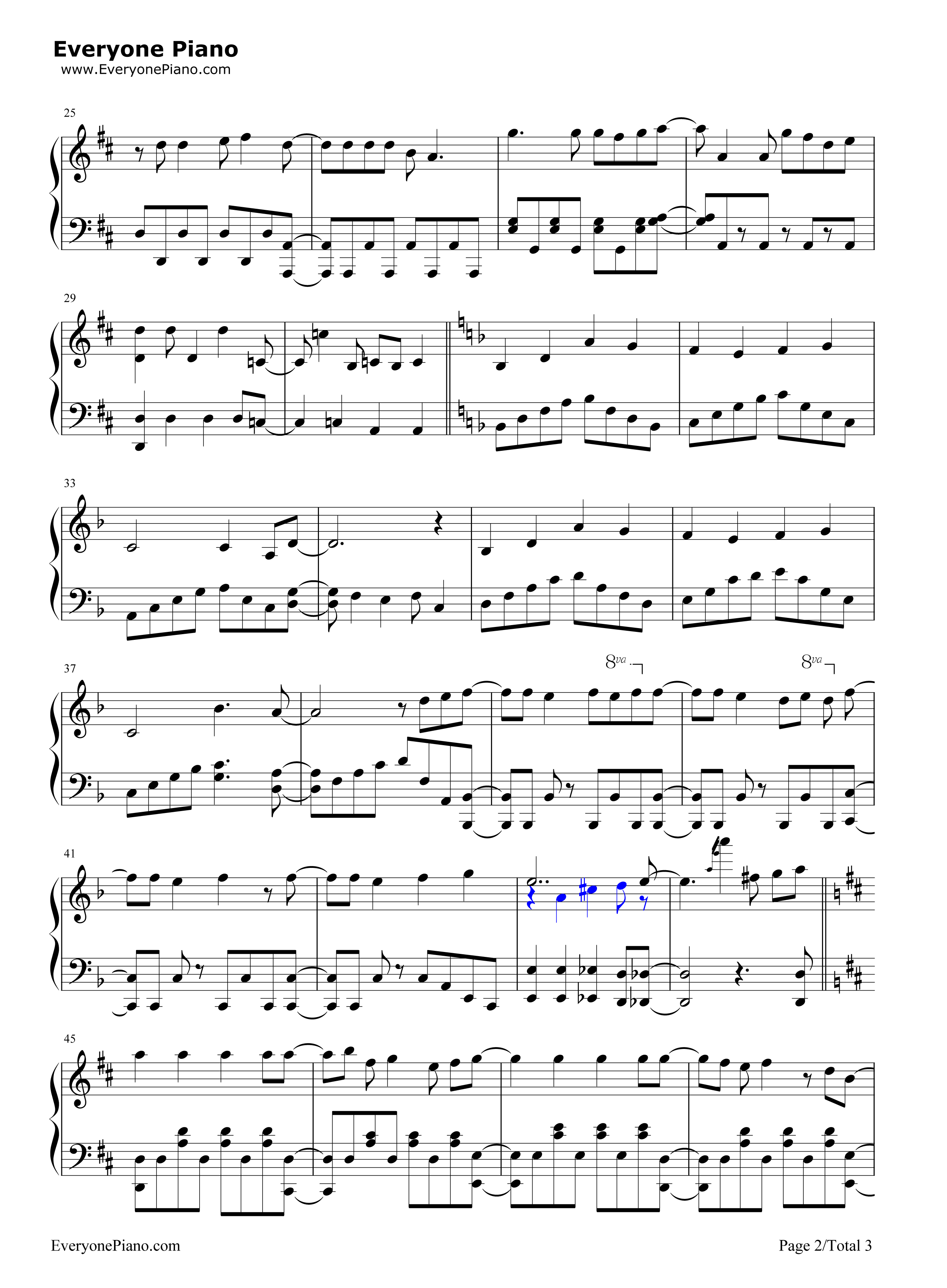 Ne_ne_ne钢琴谱_STARTails☆