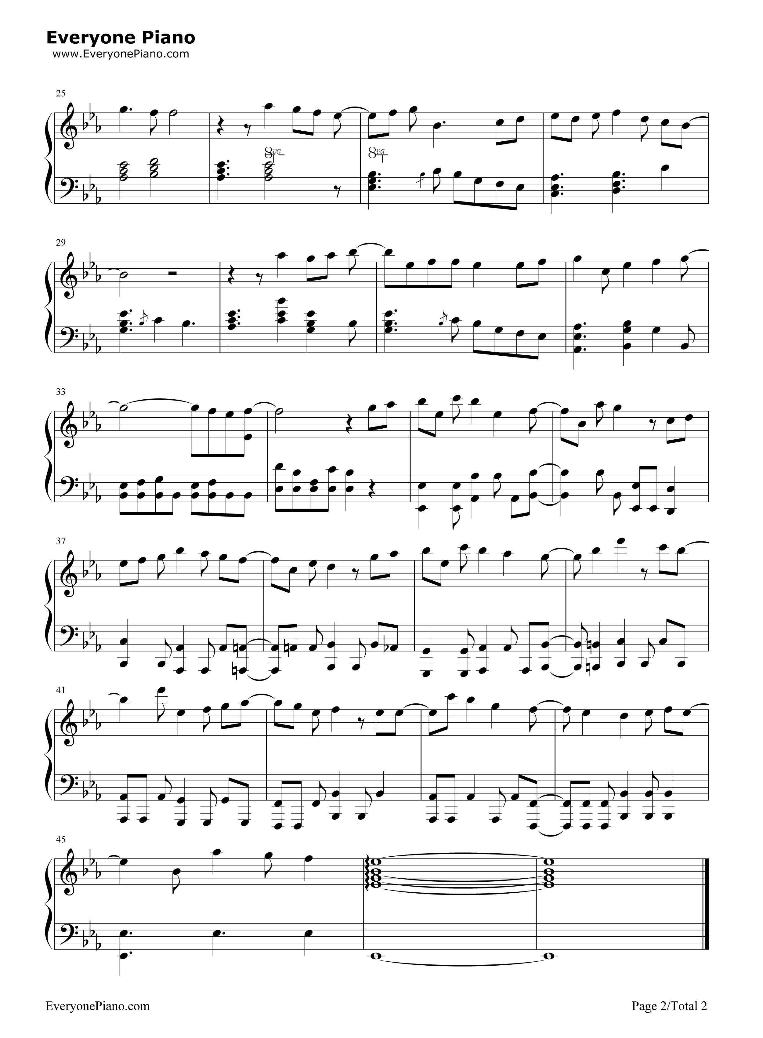 风の声を聴きながら钢琴谱_三月的Phantasia