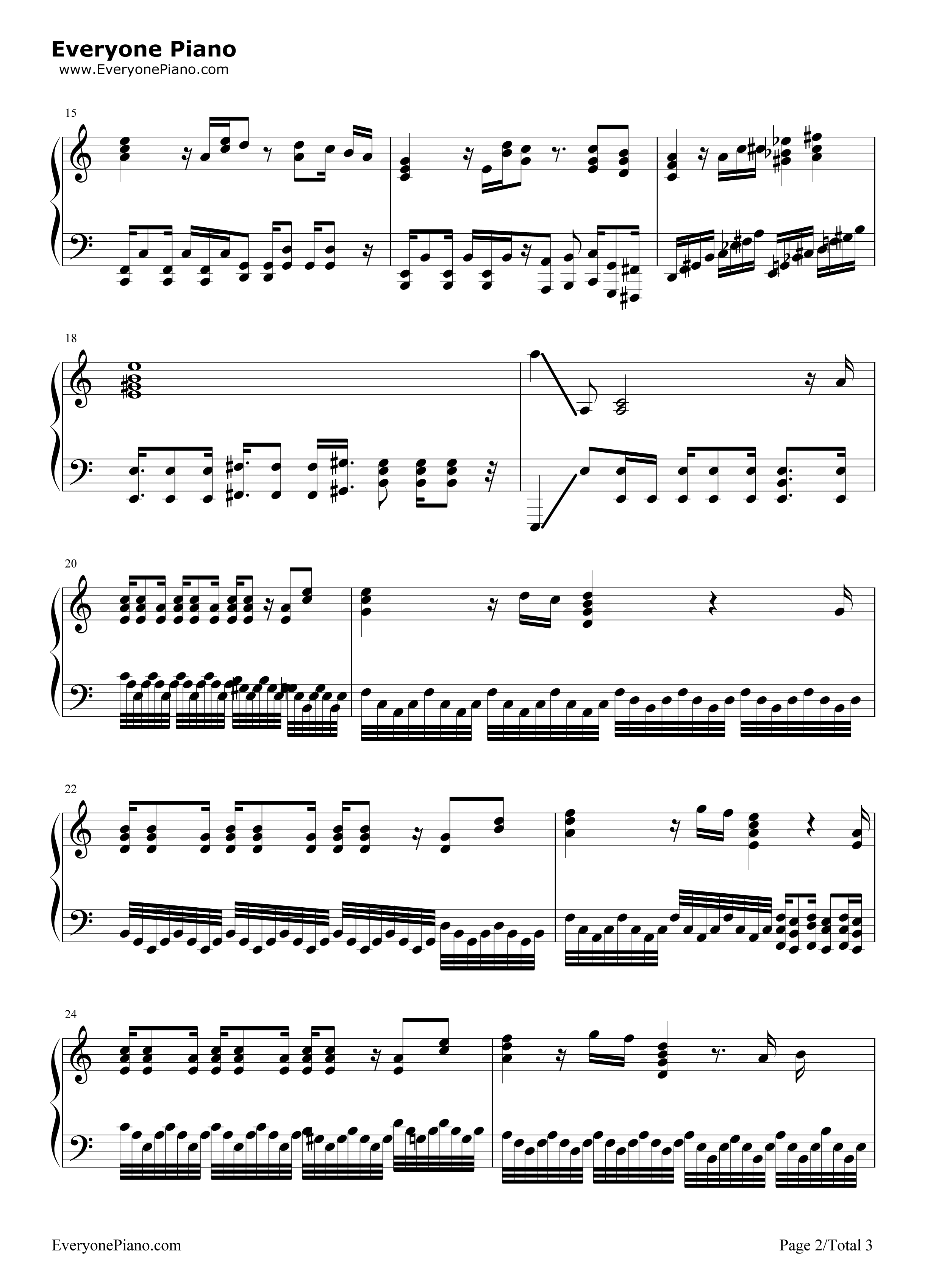 STAND_PROUD钢琴谱_桥本仁