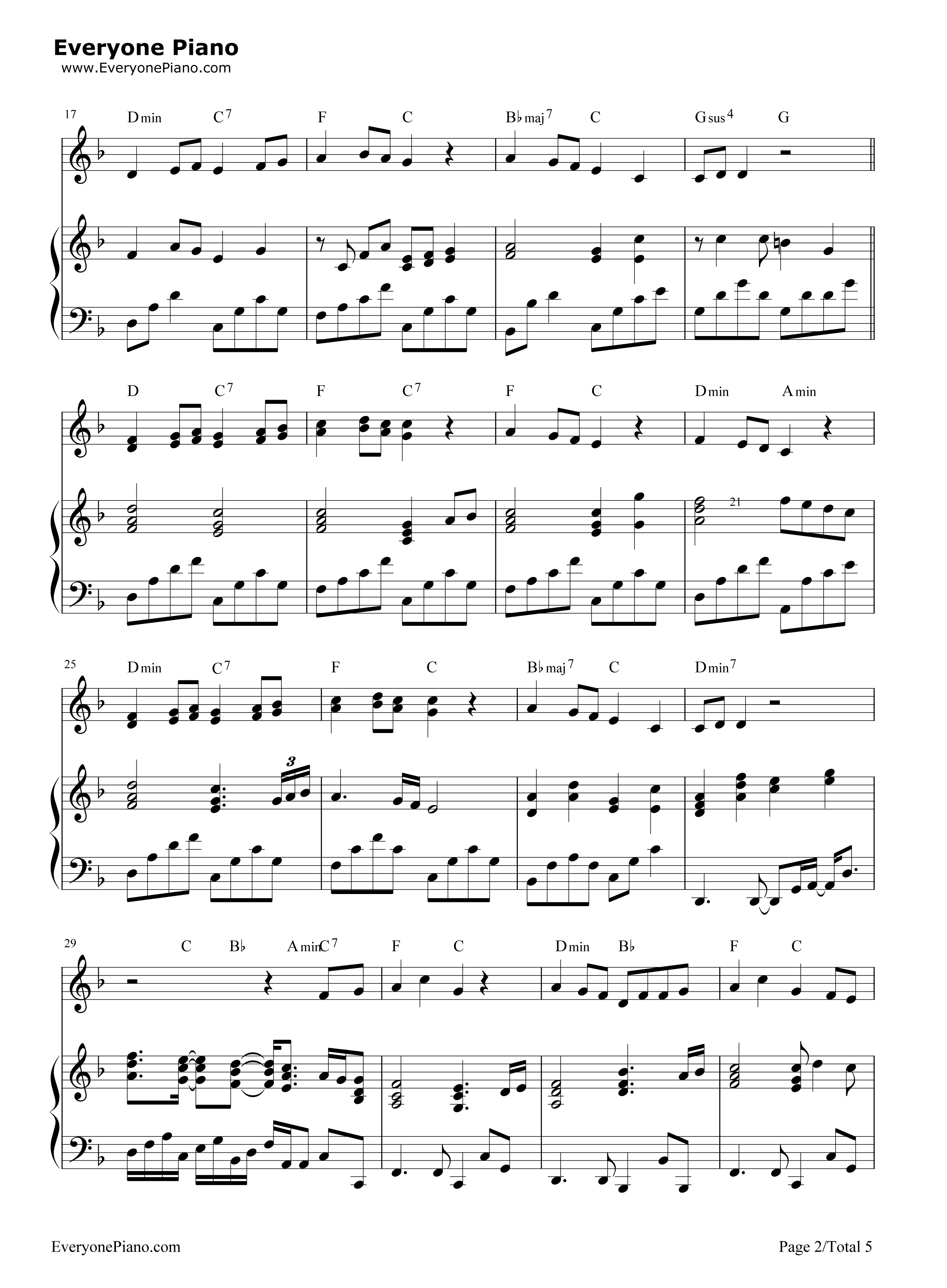 素敌だね钢琴谱_中野律纪(RIKKI)