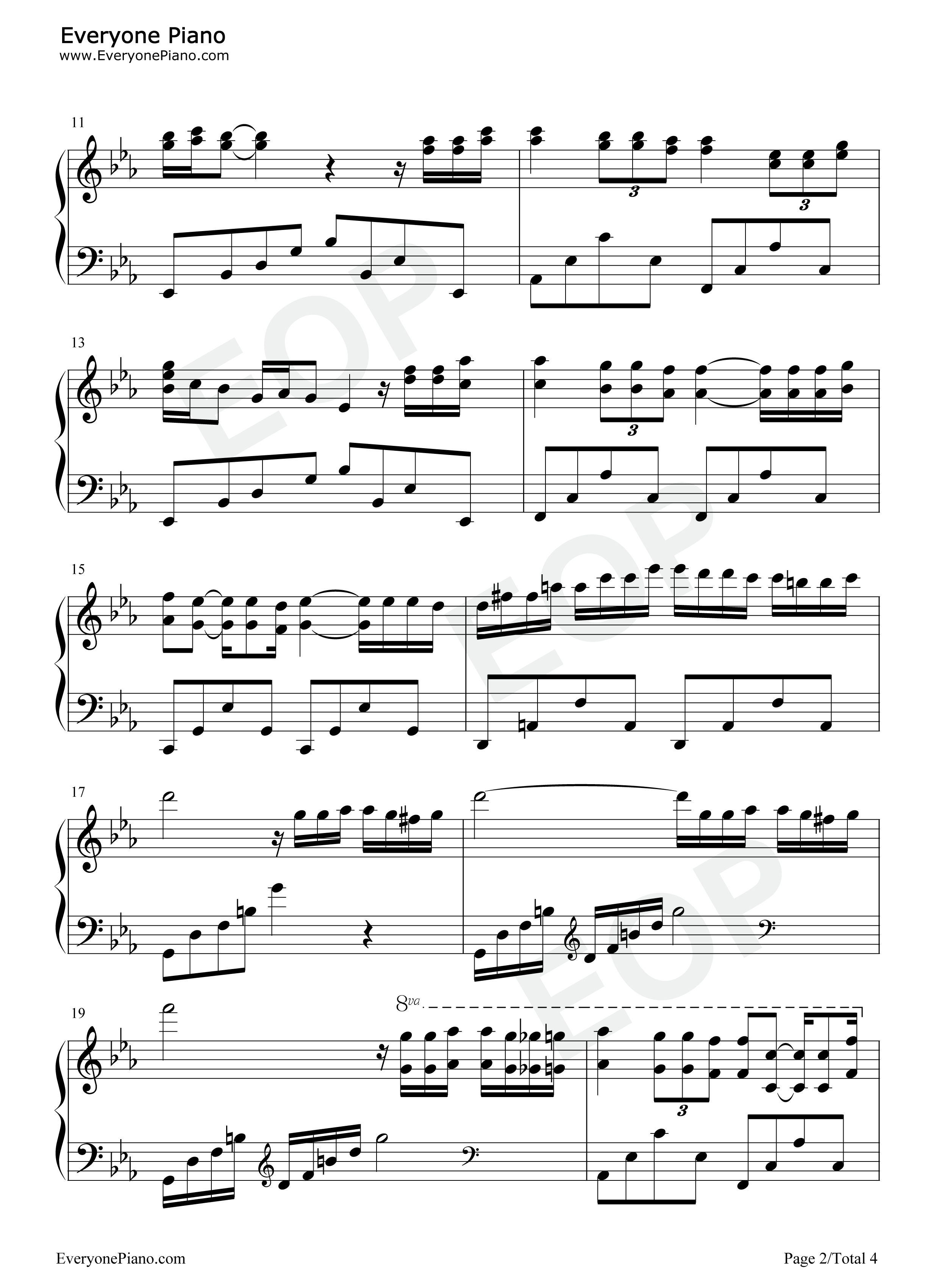 柔如彩虹钢琴谱_理查德.克莱德曼__Richard_Clayderman