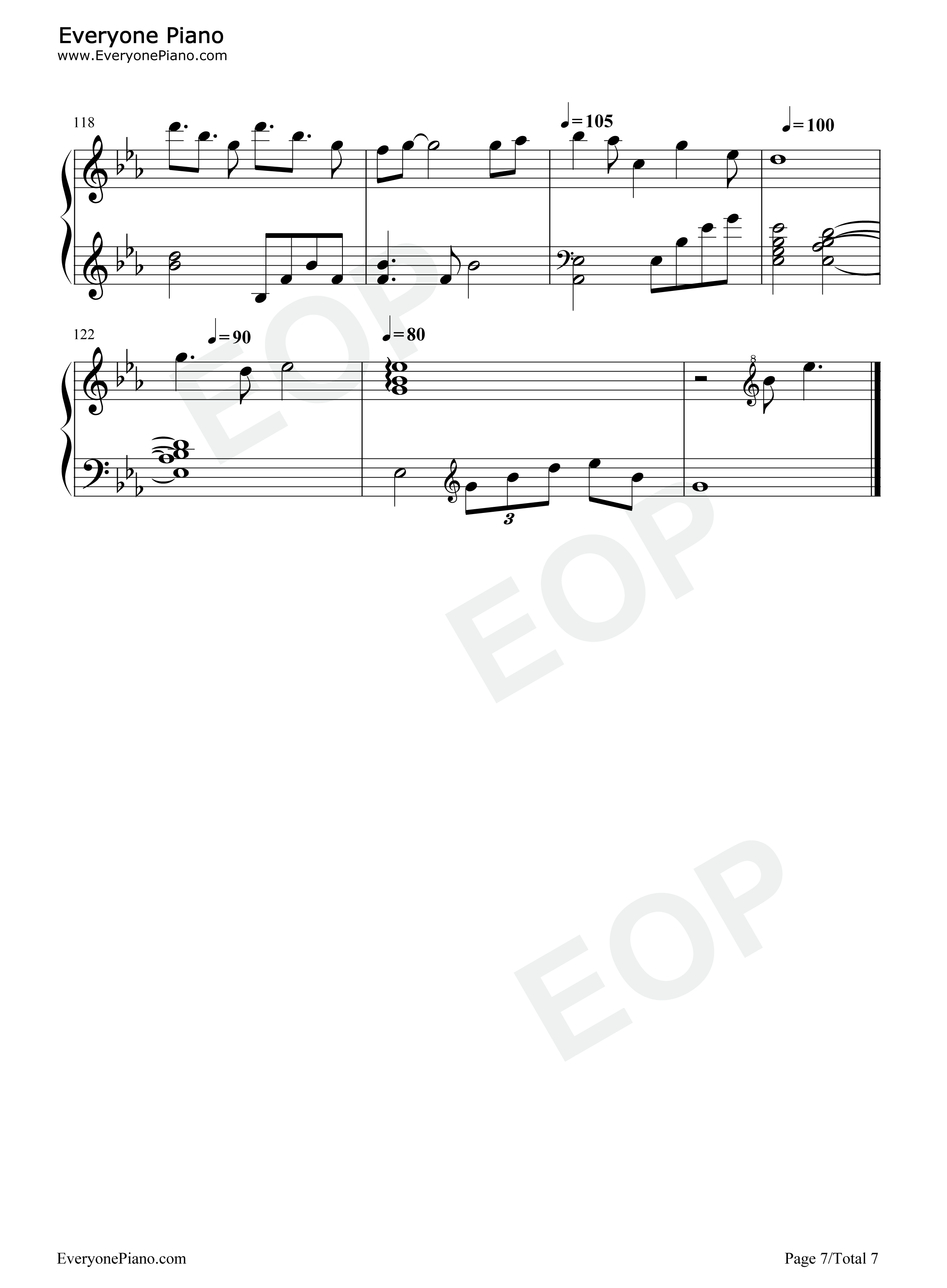 少一点天分钢琴谱_孙盛希