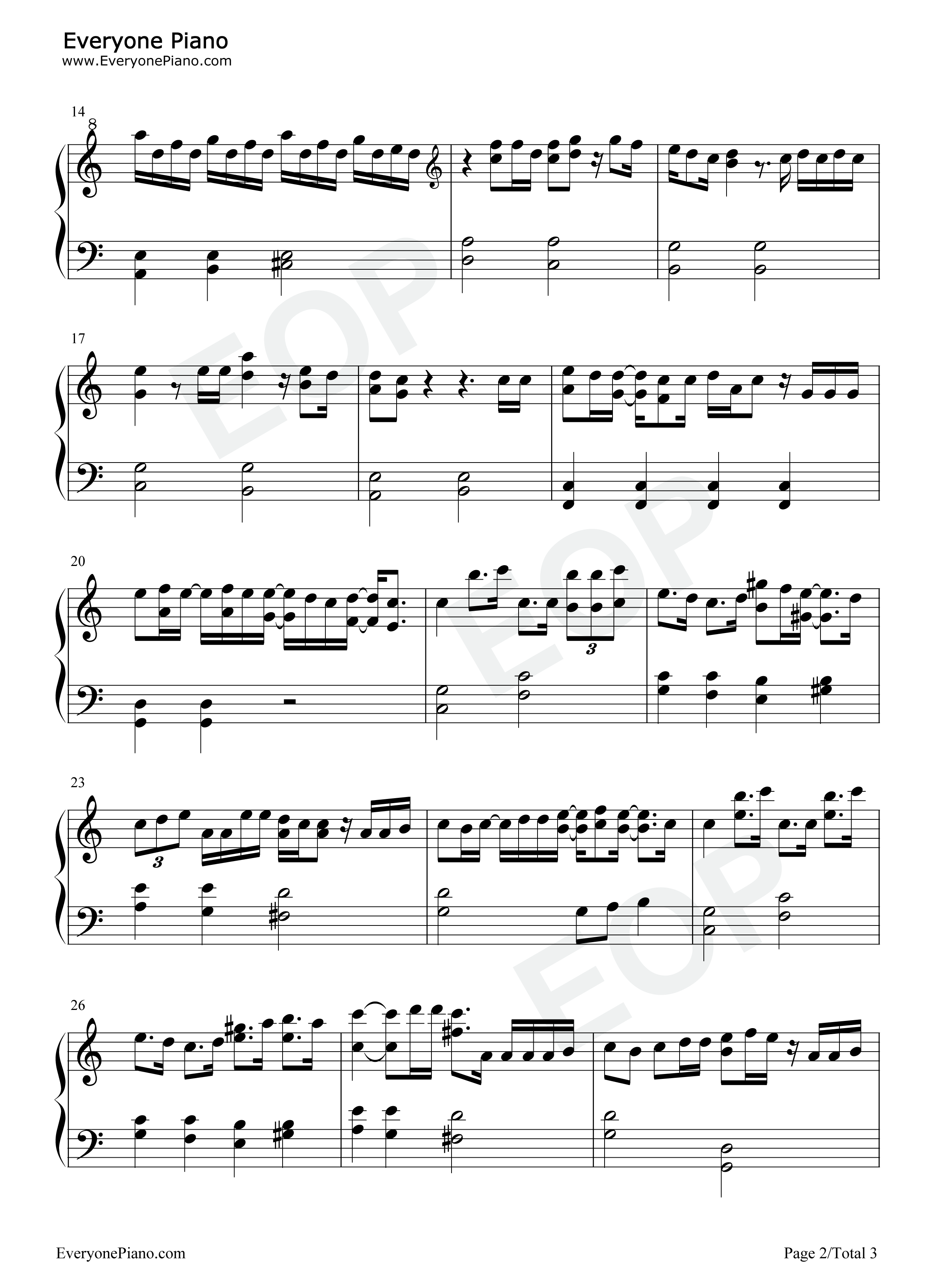 カメレオン钢琴谱_King_Gnu