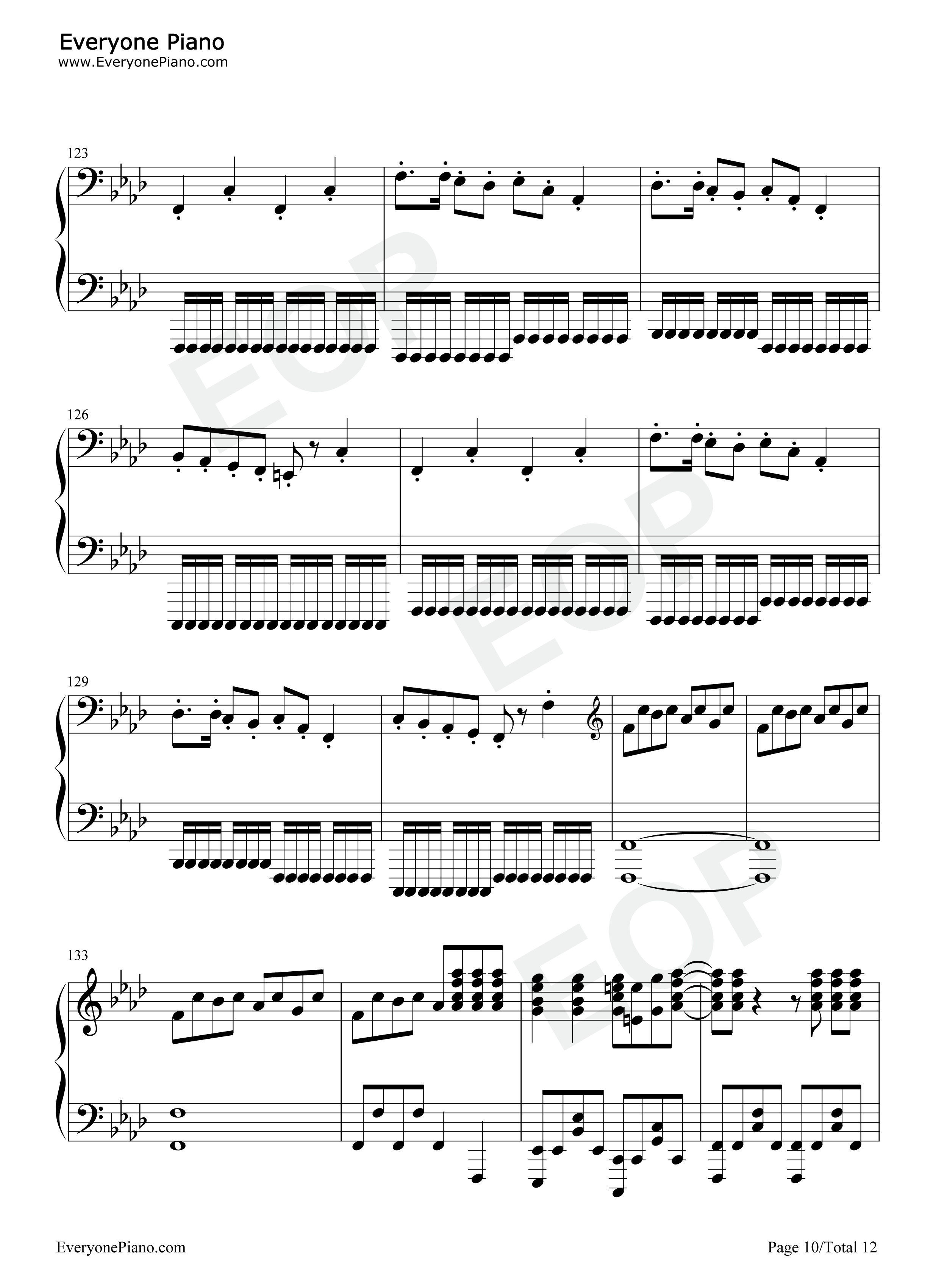 Moskau钢琴谱_Dschinghis_Khan