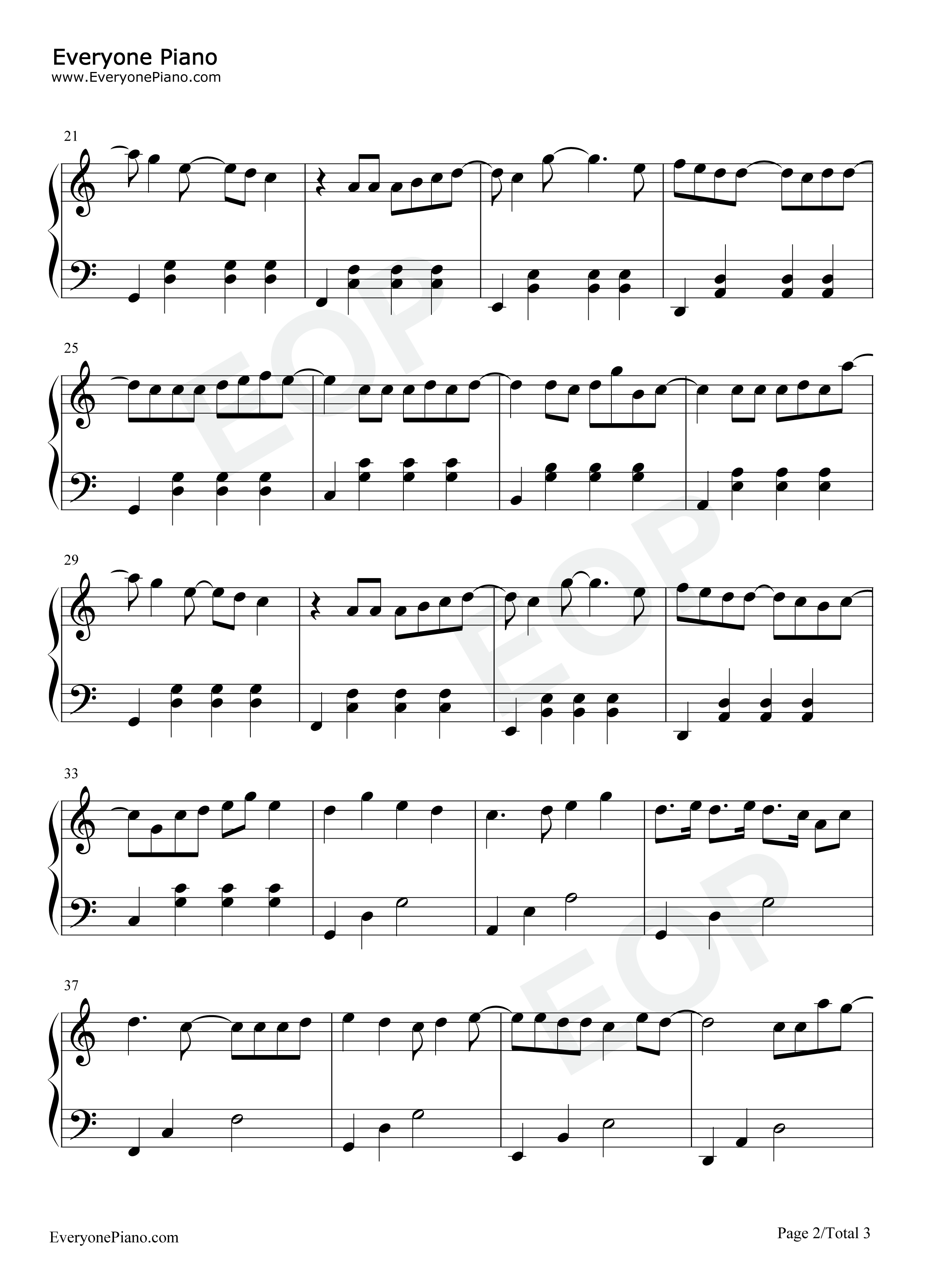 我喜欢你钢琴谱_时代少年团