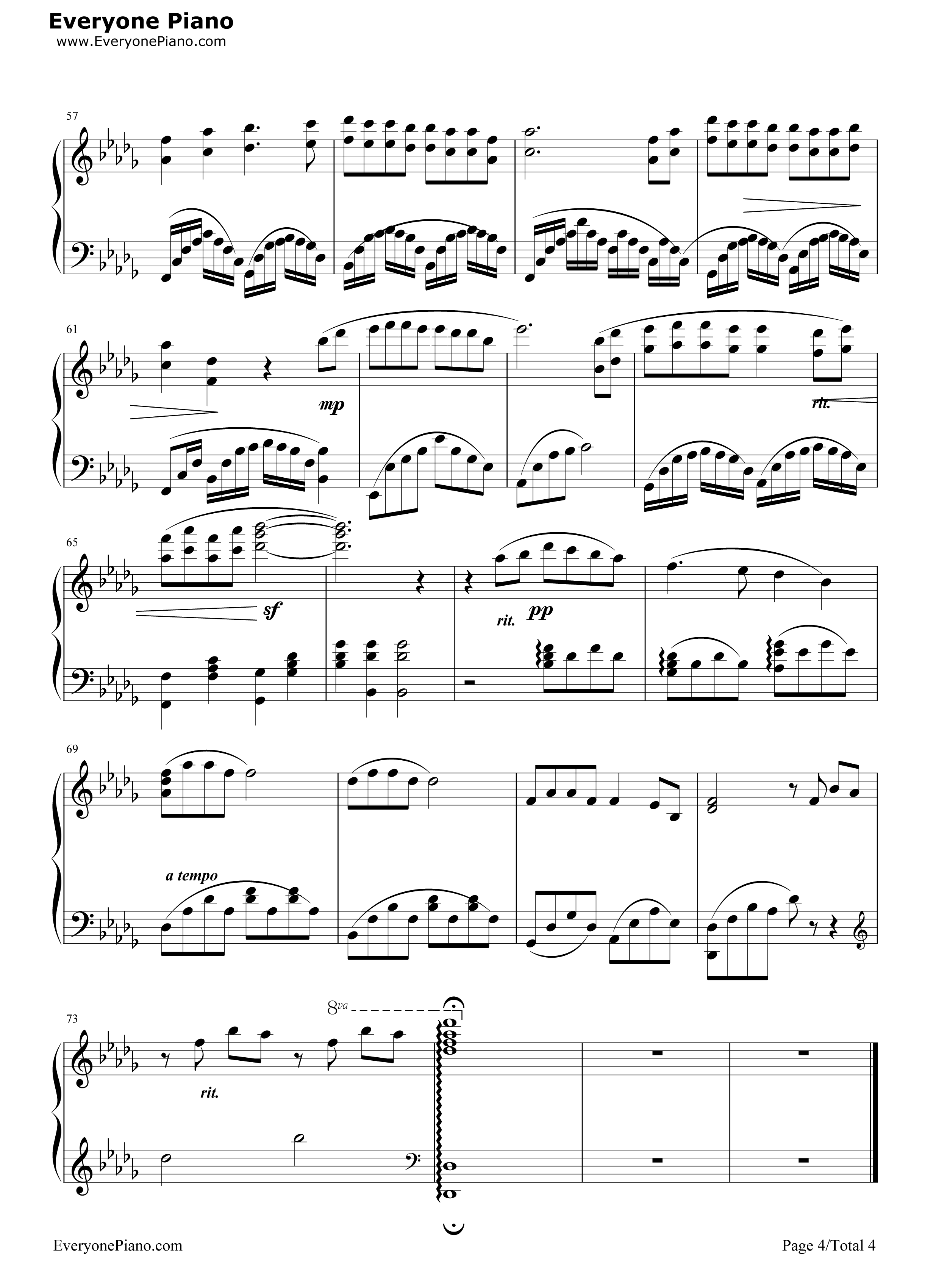 Colors_of_the_Wind钢琴谱_Vanessa_Williams _凡妮莎·威廉斯