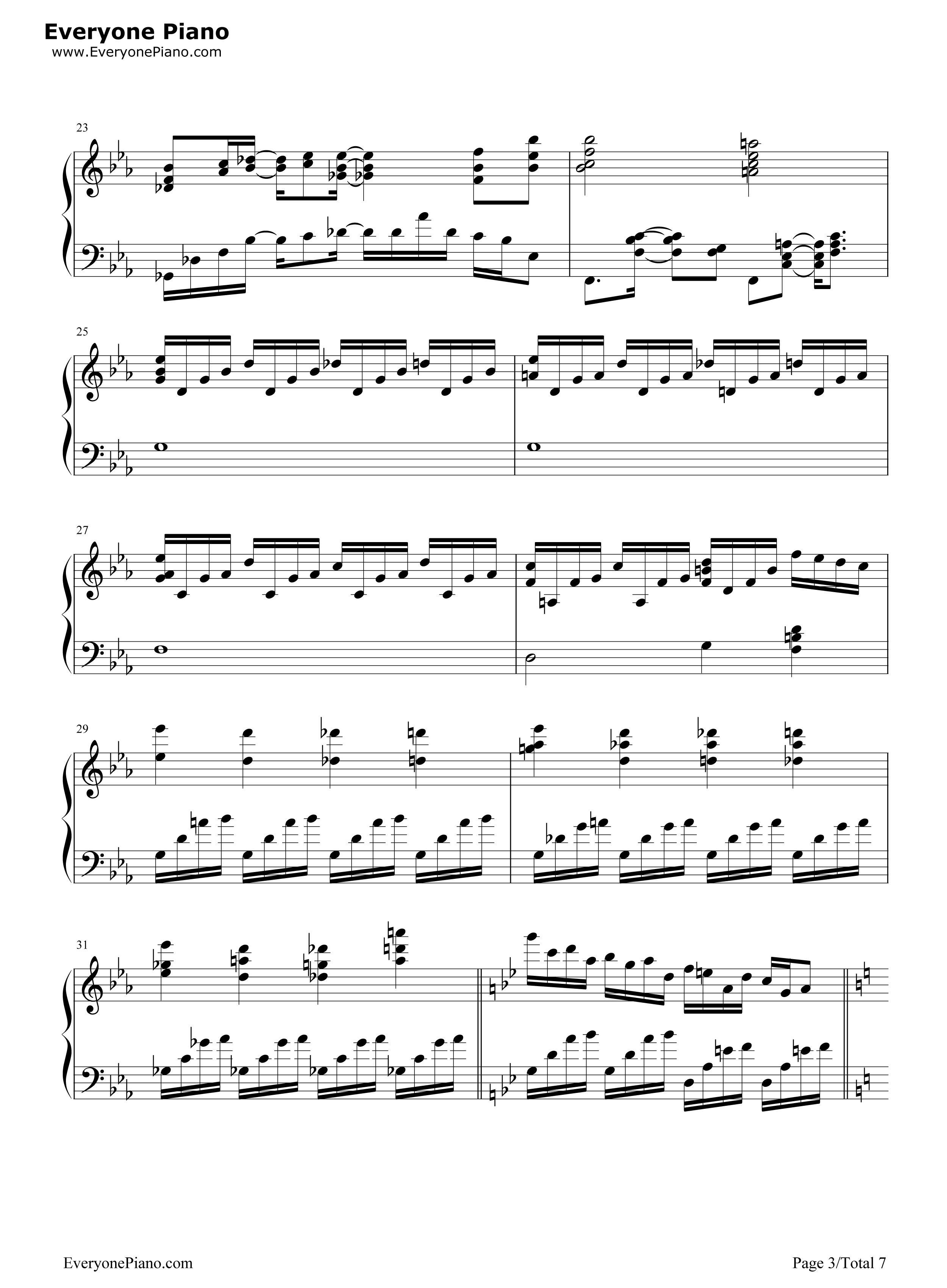 Gate_of_Steiner钢琴谱_命运石之门