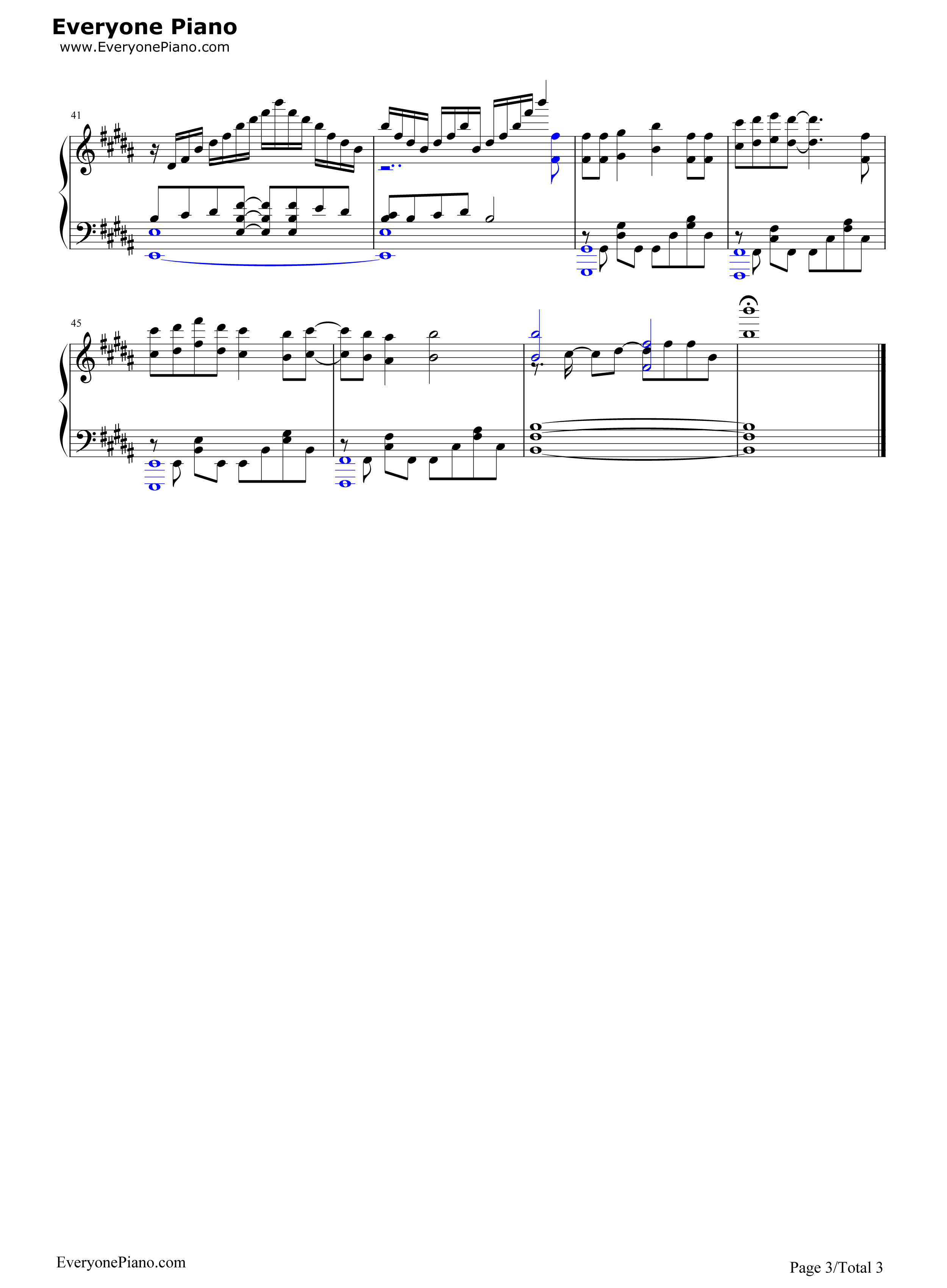 GO钢琴谱_BUMP_OF_CHICKEN