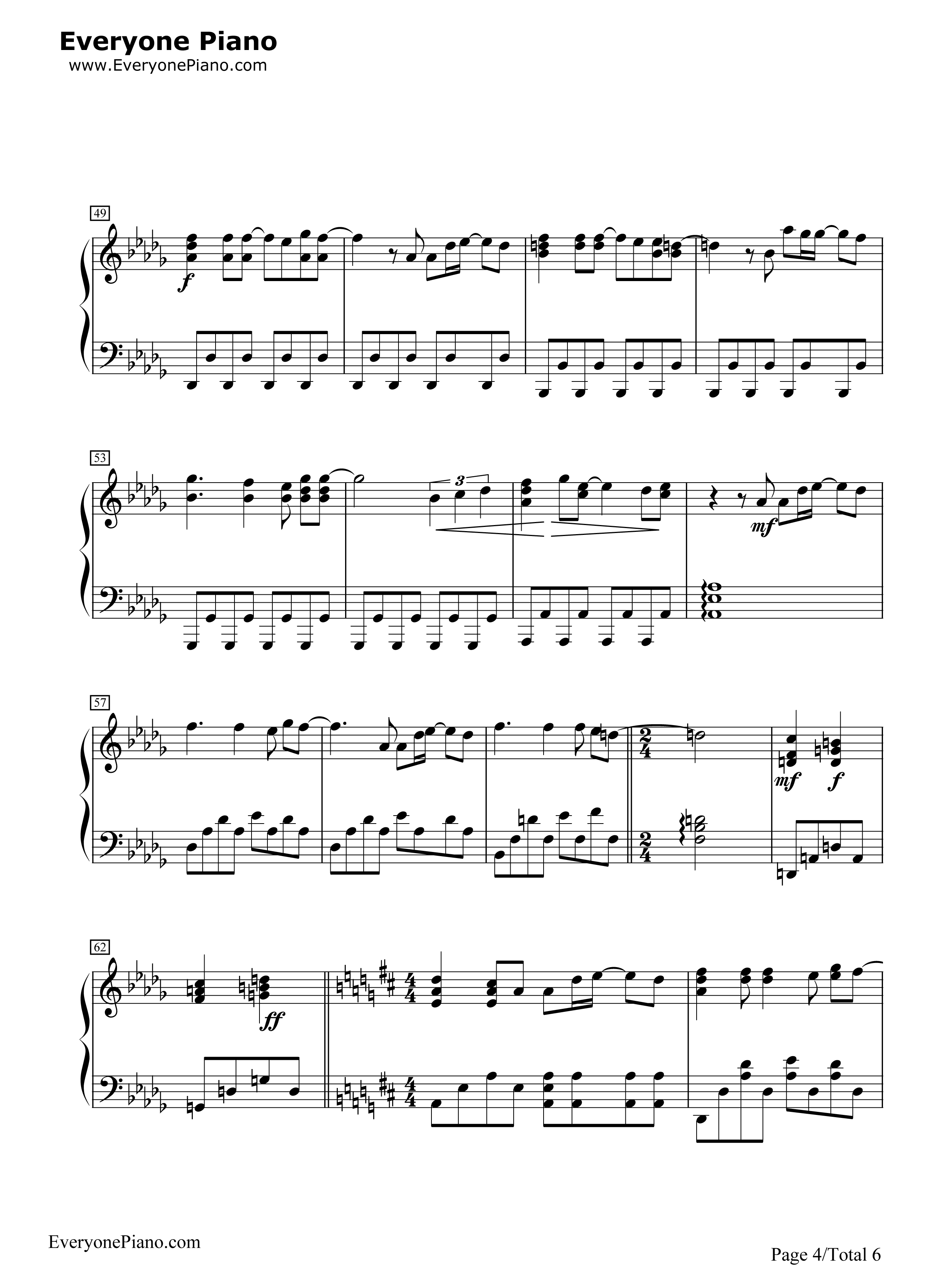 默默无语钢琴谱_朴信惠__张根硕__9th_street