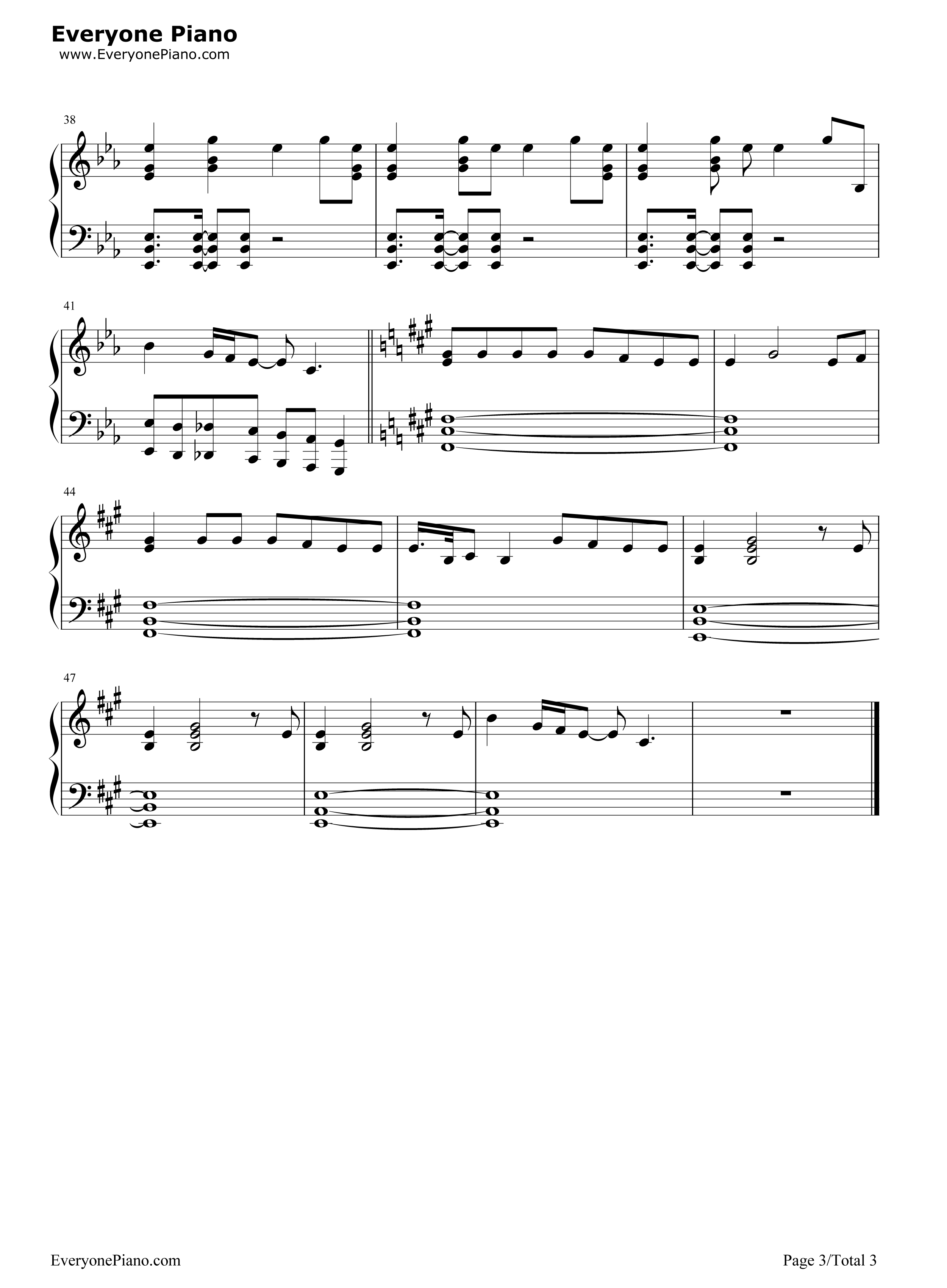 Take_Off钢琴谱_2PM