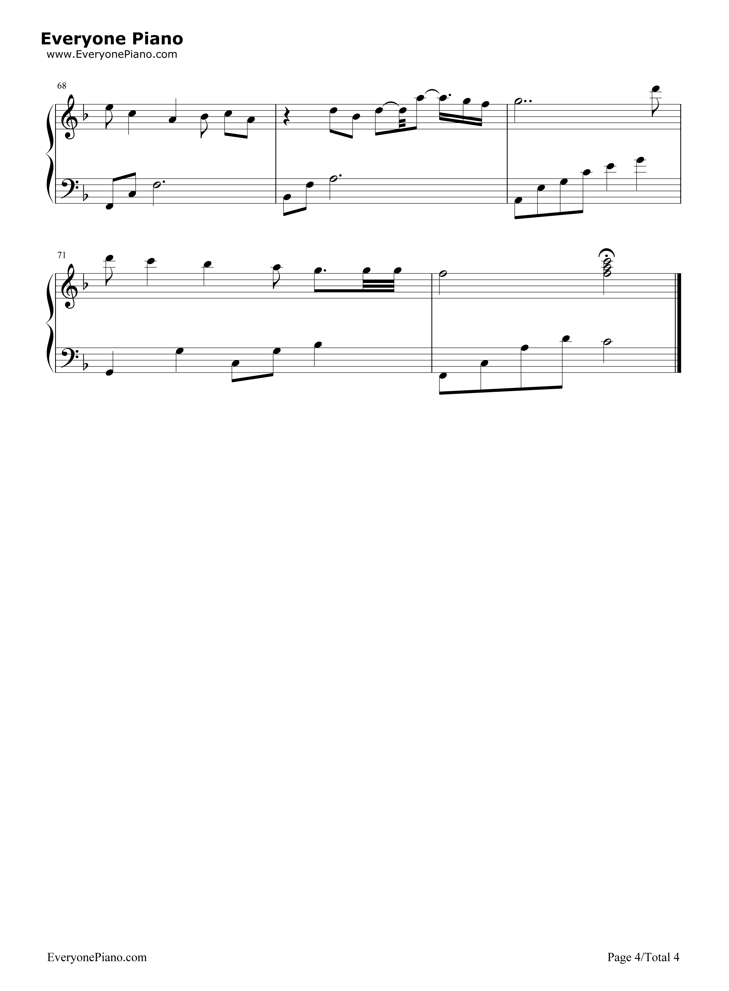 Loving_You钢琴谱_Minnie_Riperton__蜜妮莱普顿