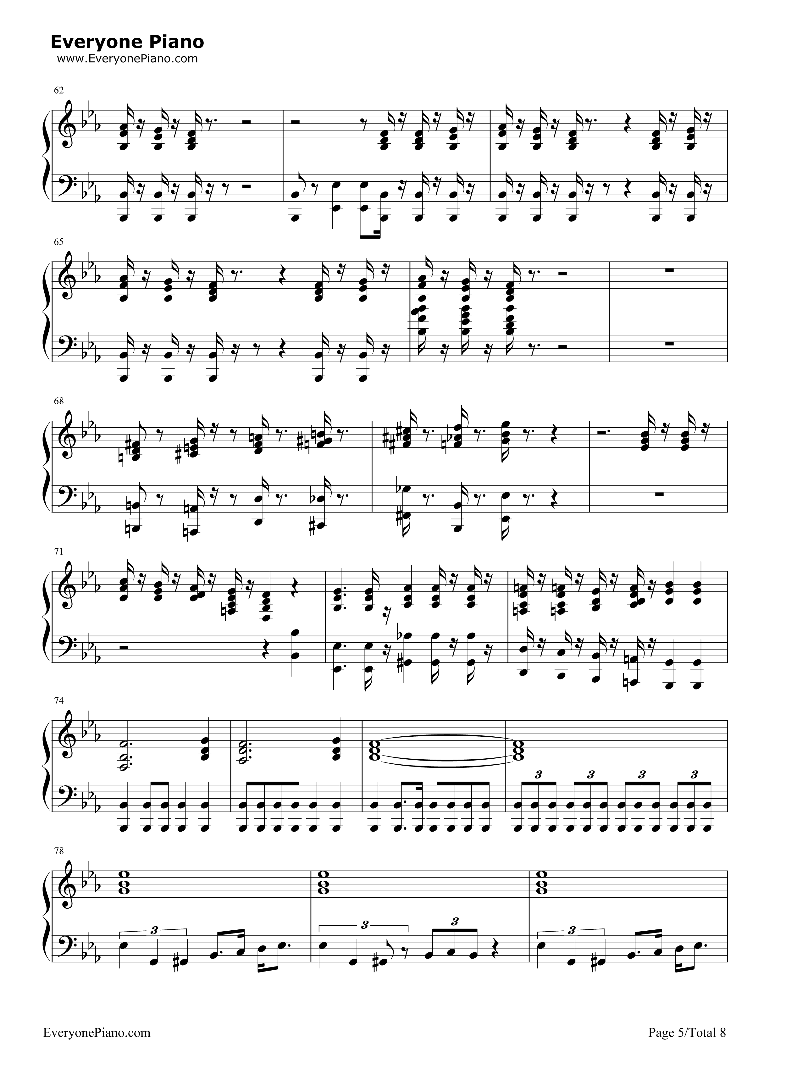 Bohemian_Rhapsody钢琴谱_Queen