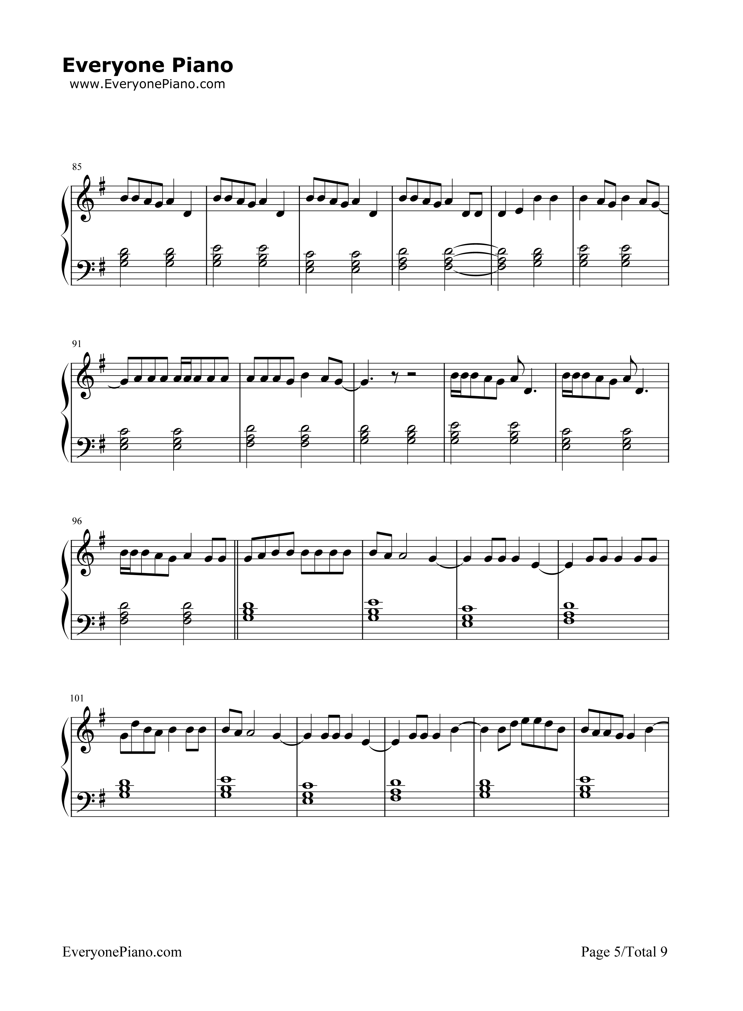 I'm_the_One钢琴谱_DJ_Khaled