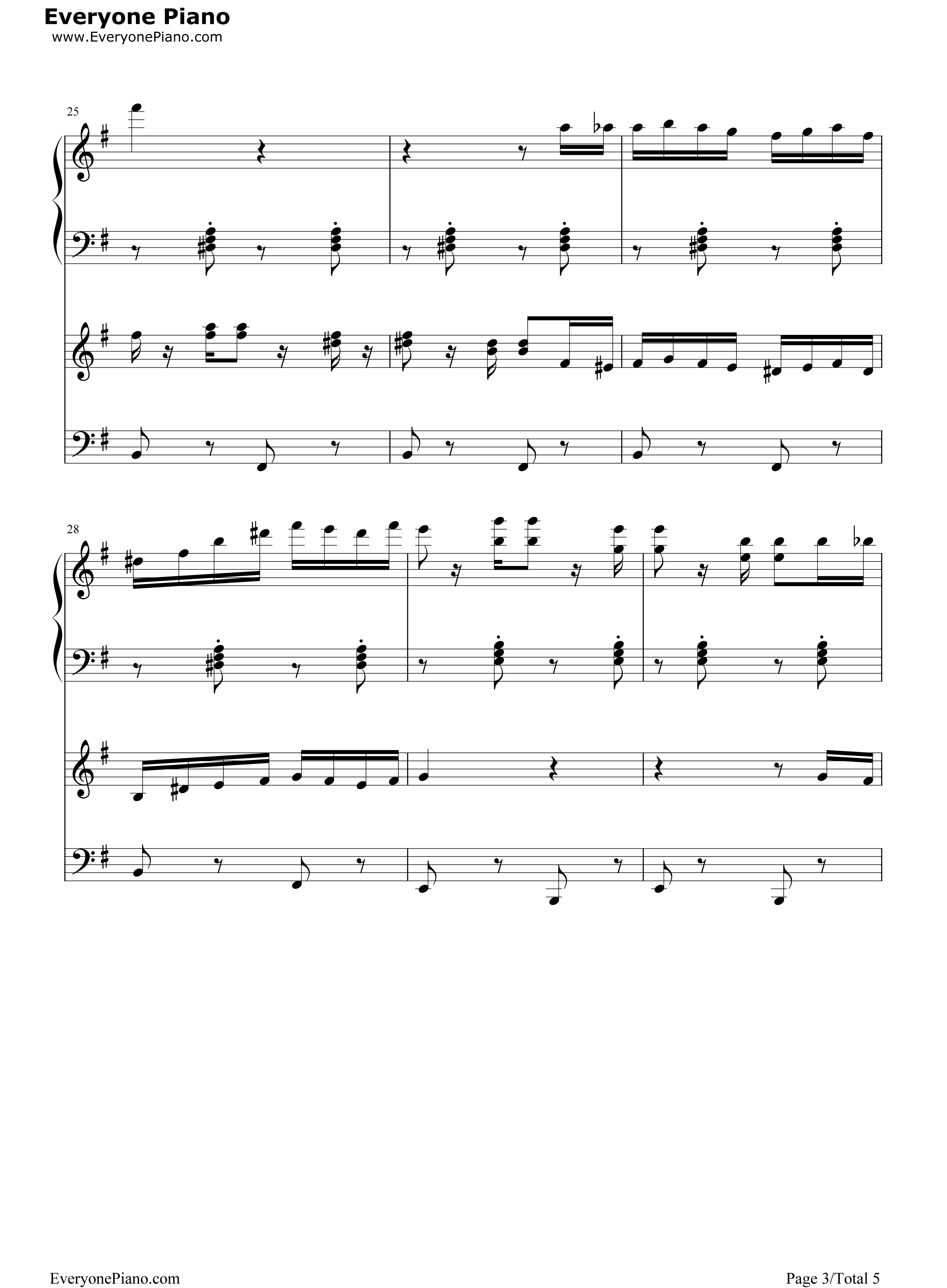 湘伦小雨四手联弹钢琴谱_周杰伦__桂纶镁