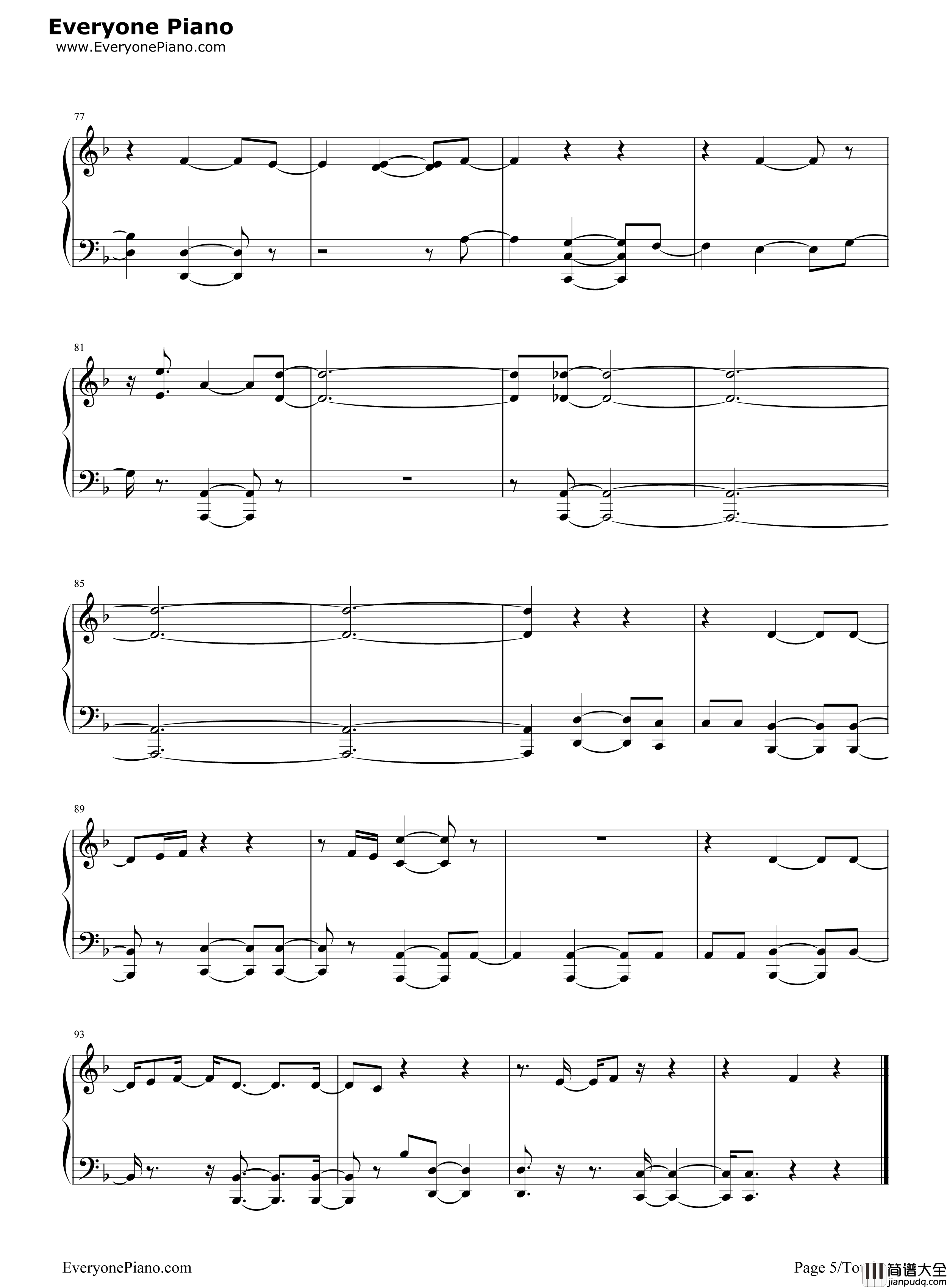 Beyond_My_Beloved_Horizon钢琴谱_Hans_Zimmer&Klaus_Badelt