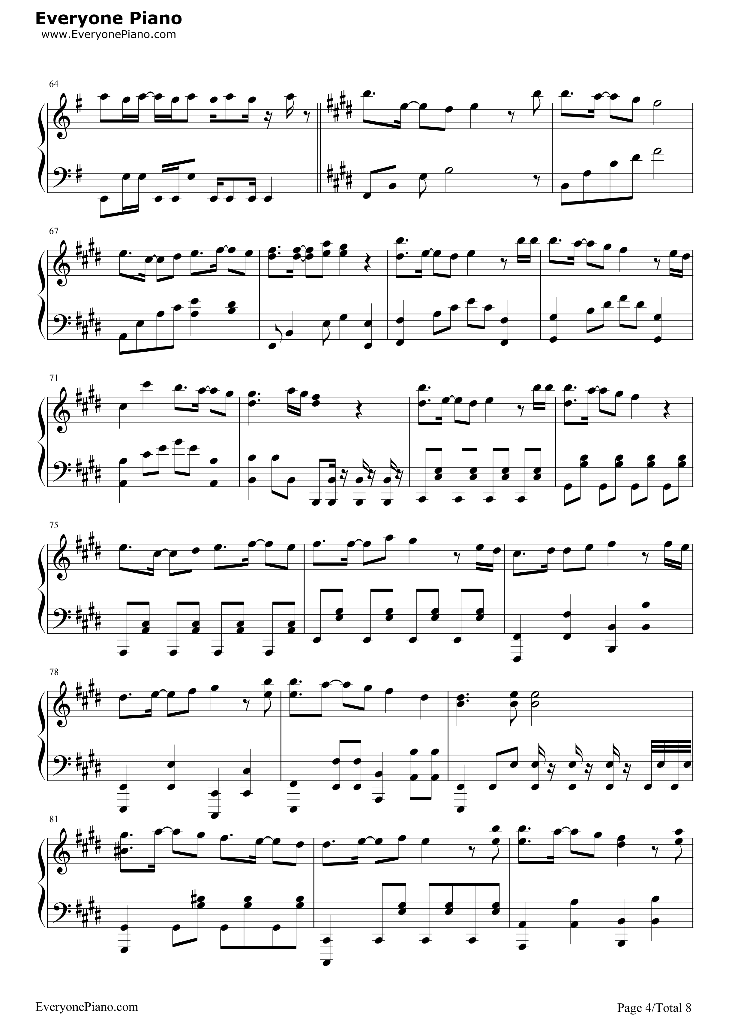 Clockwork_Planet钢琴谱_fripSide