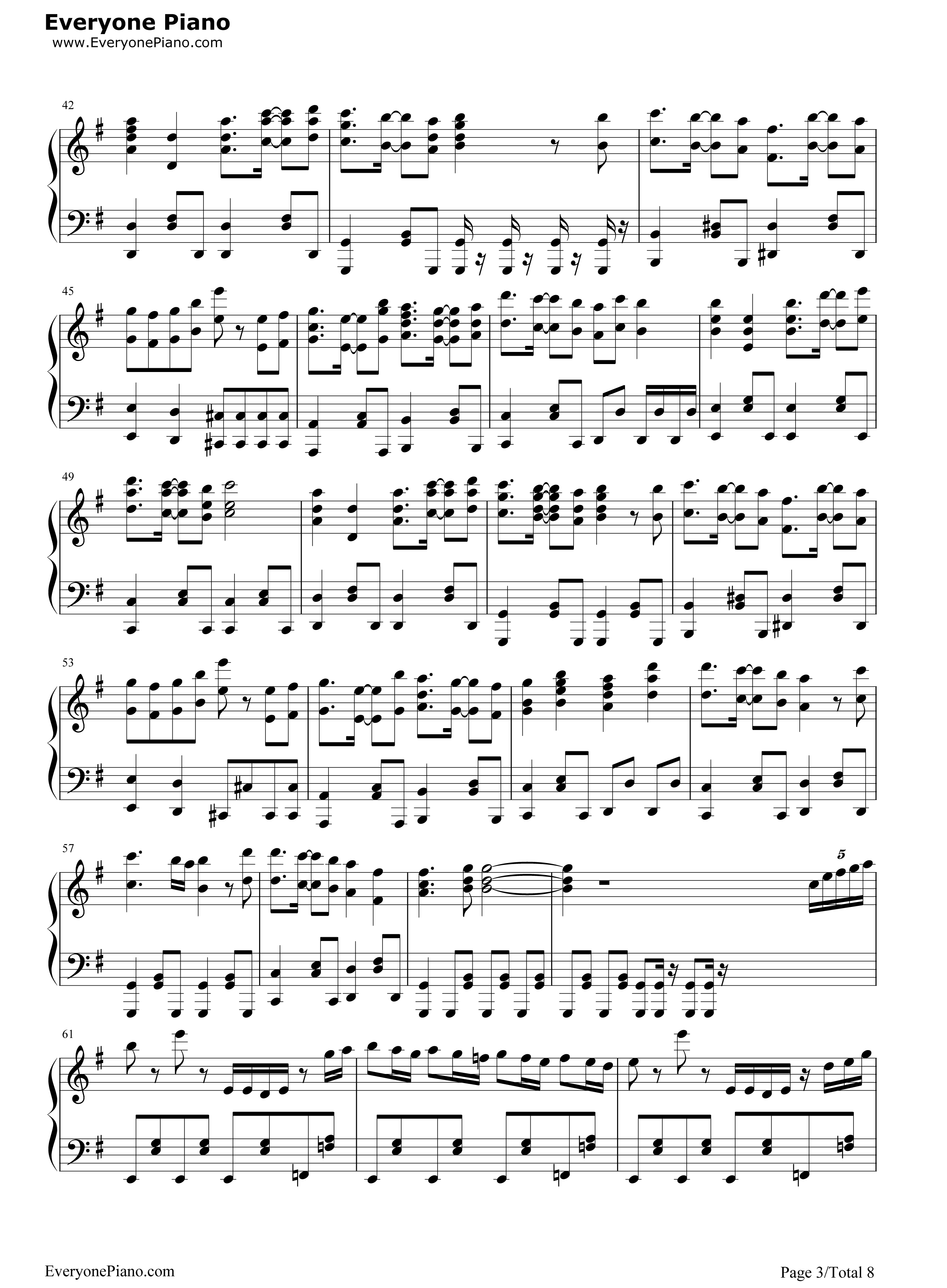 Clockwork_Planet钢琴谱_fripSide