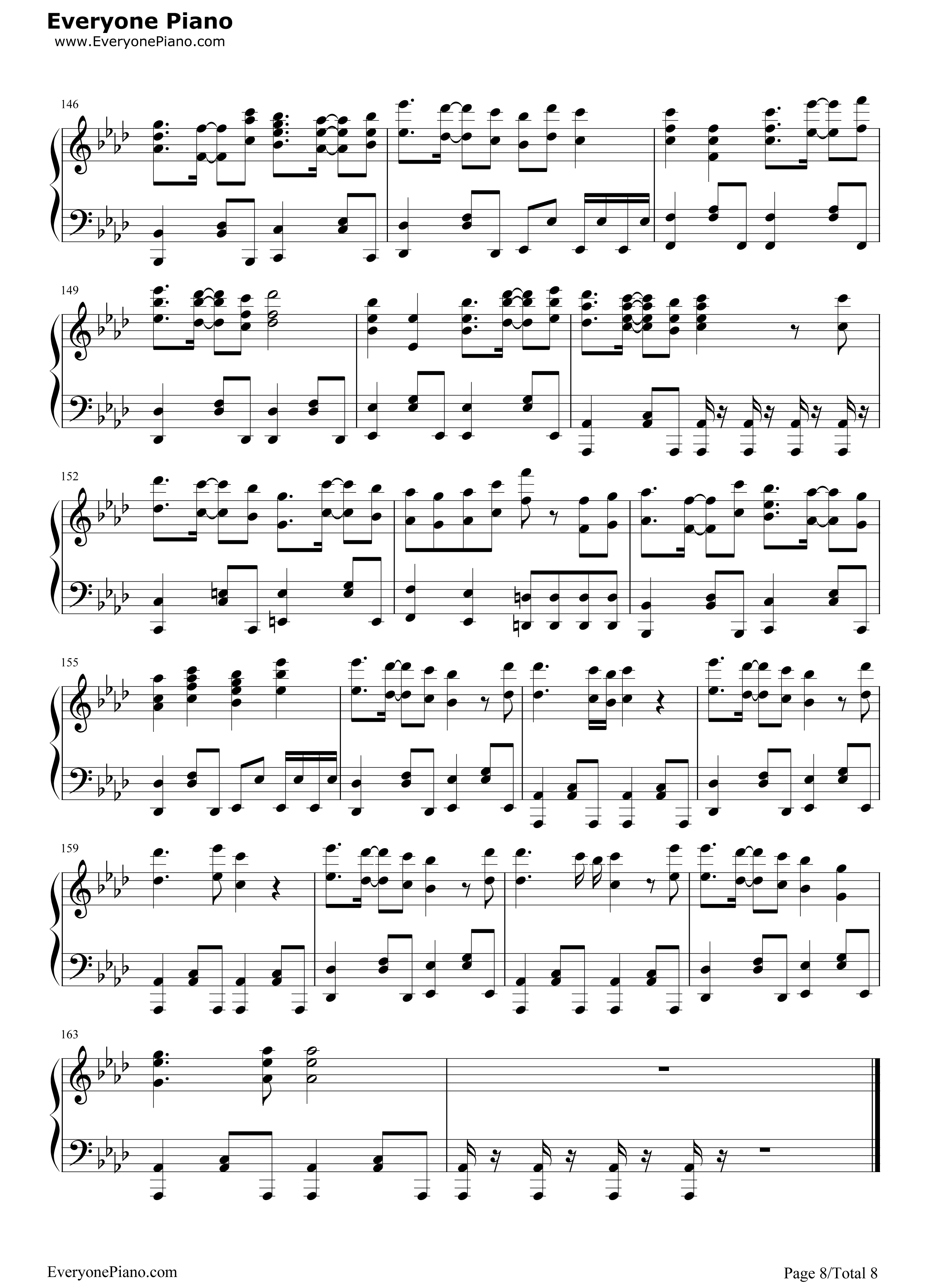 Clockwork_Planet钢琴谱_fripSide