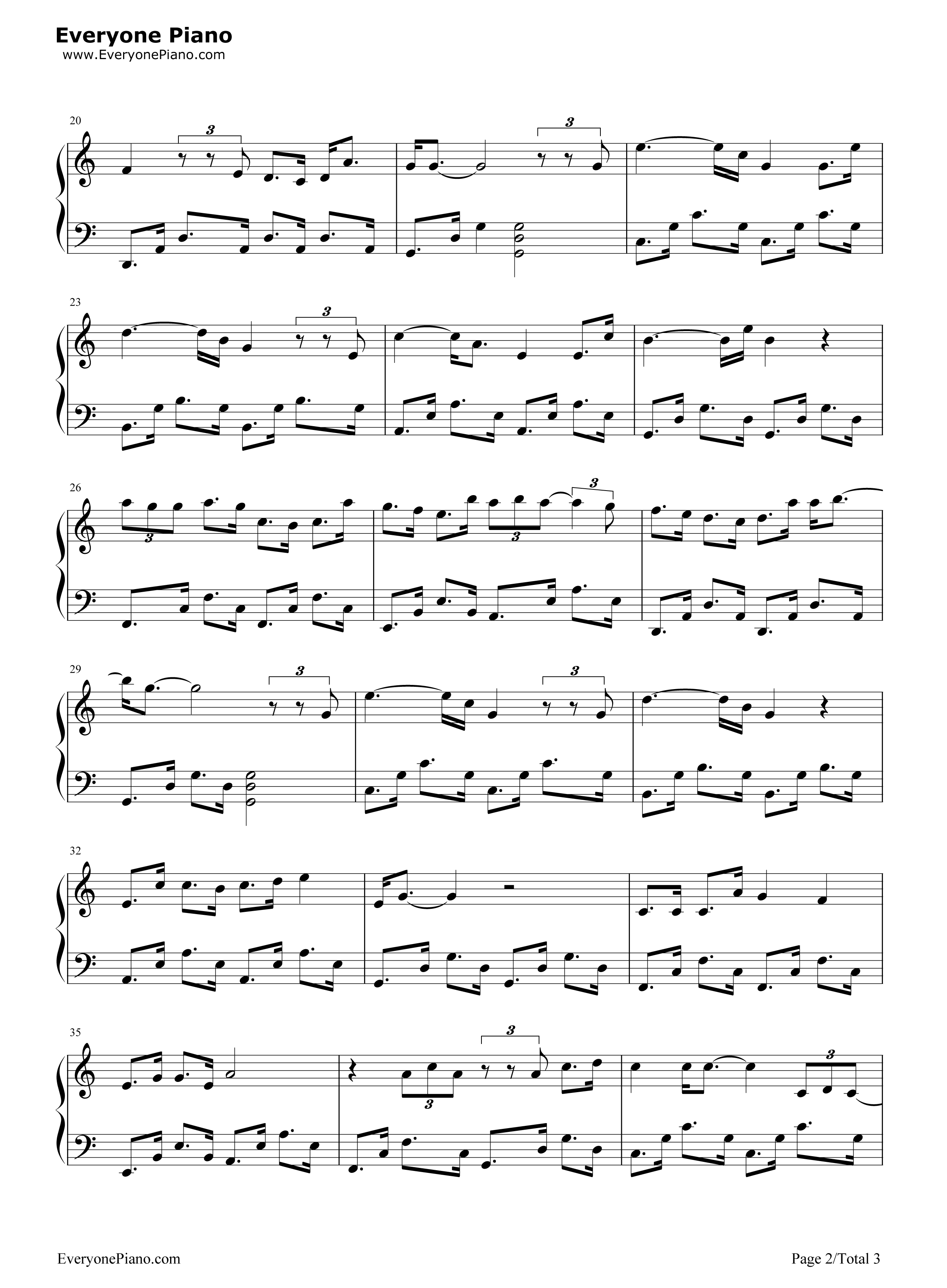 故意钢琴谱_何洁&孙郡