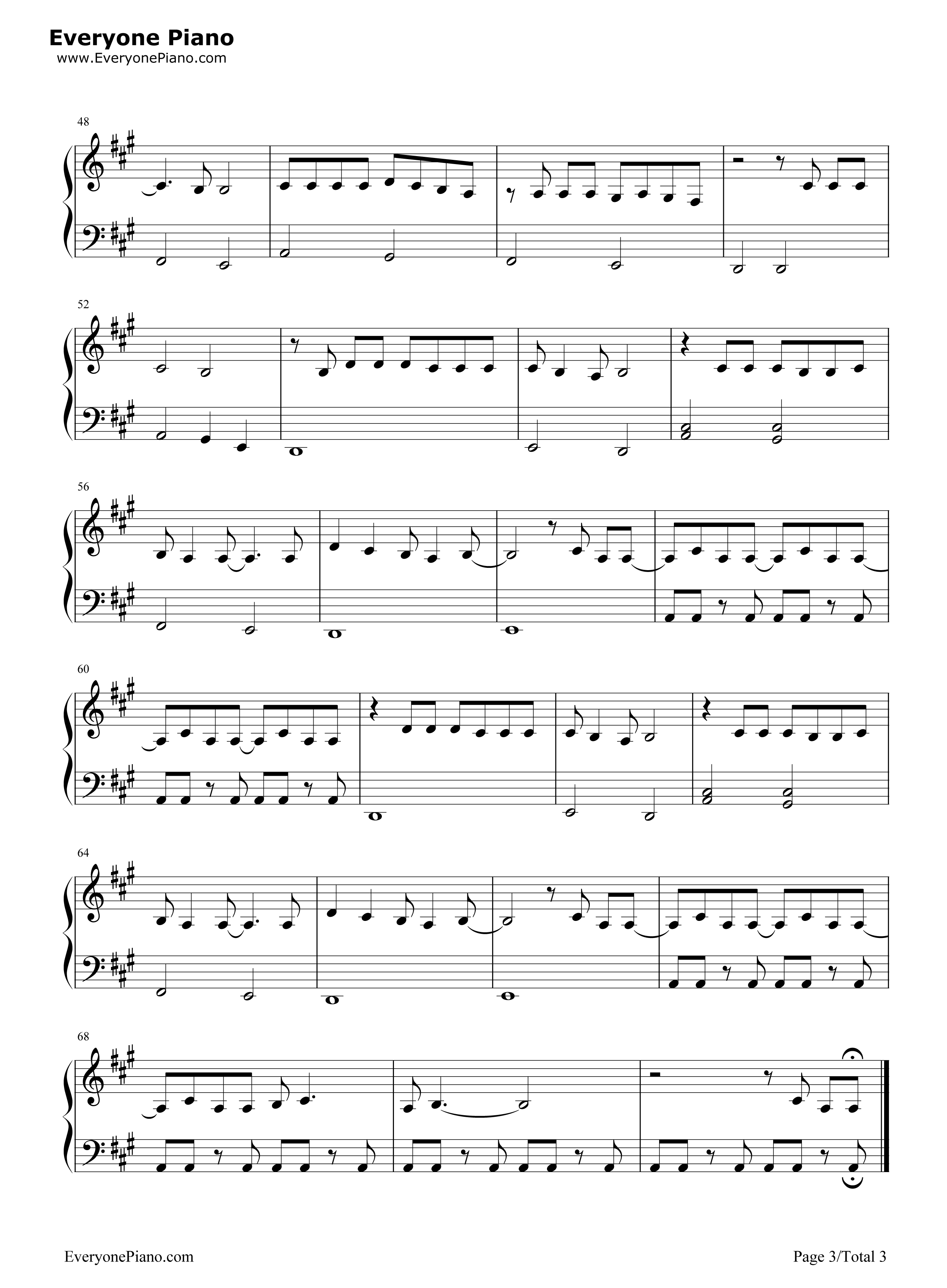 Only_You钢琴谱_Selena_Gomez