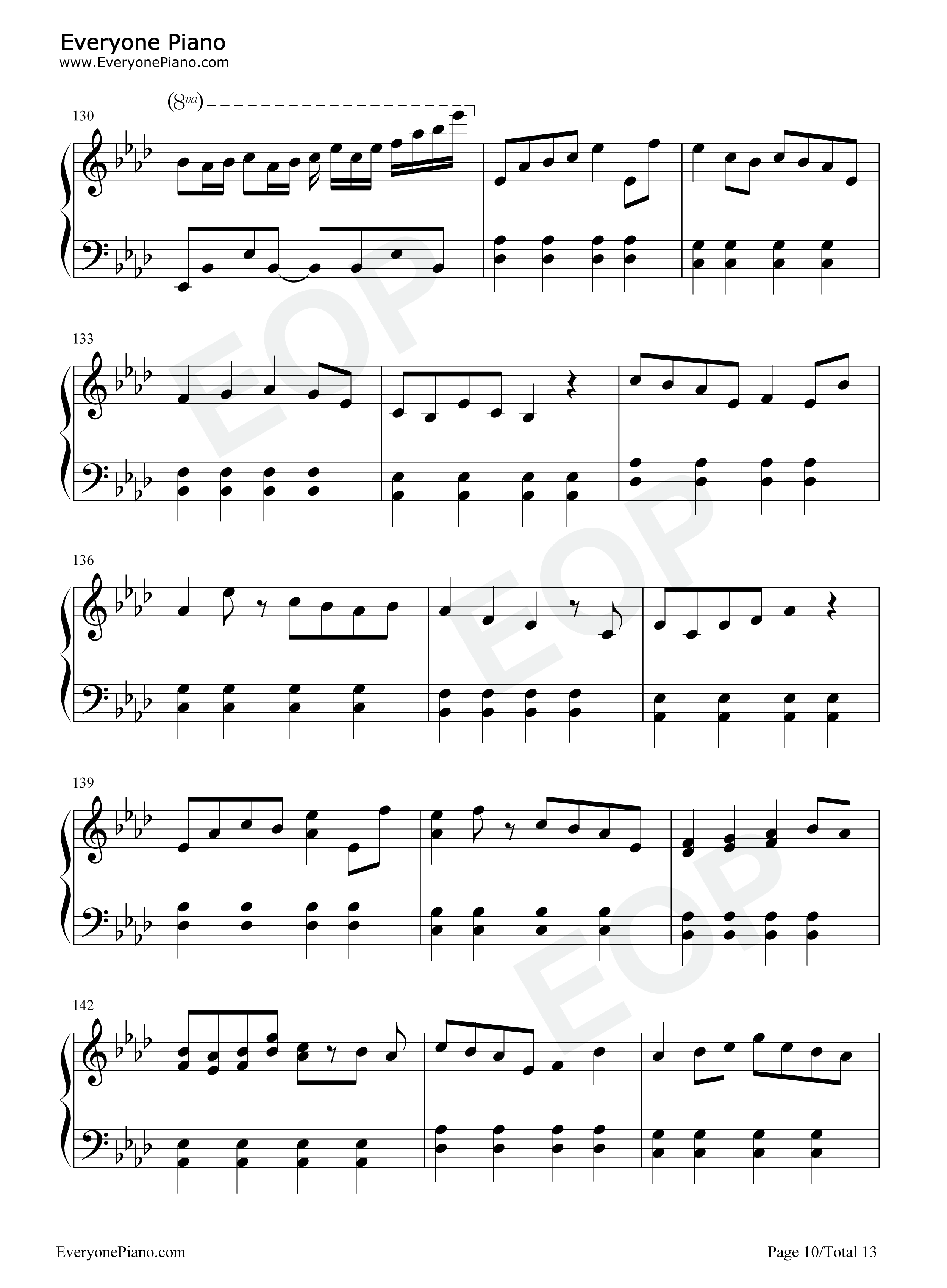 想像フォレスト钢琴谱_IA