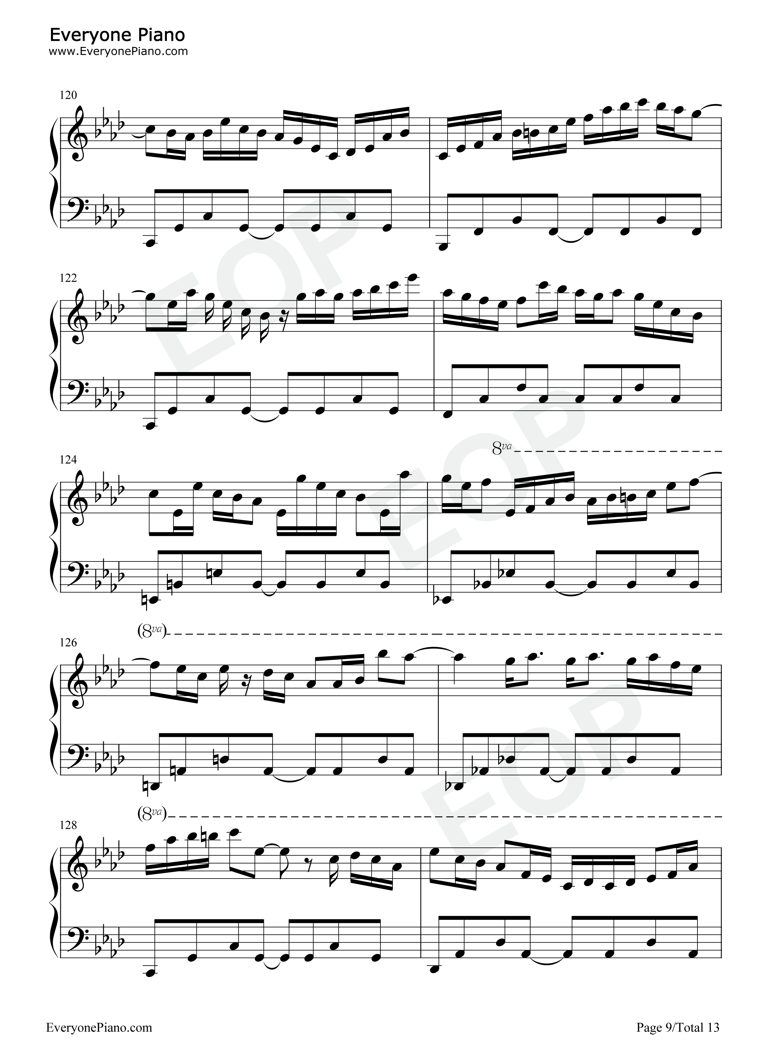 想像フォレスト钢琴谱_IA