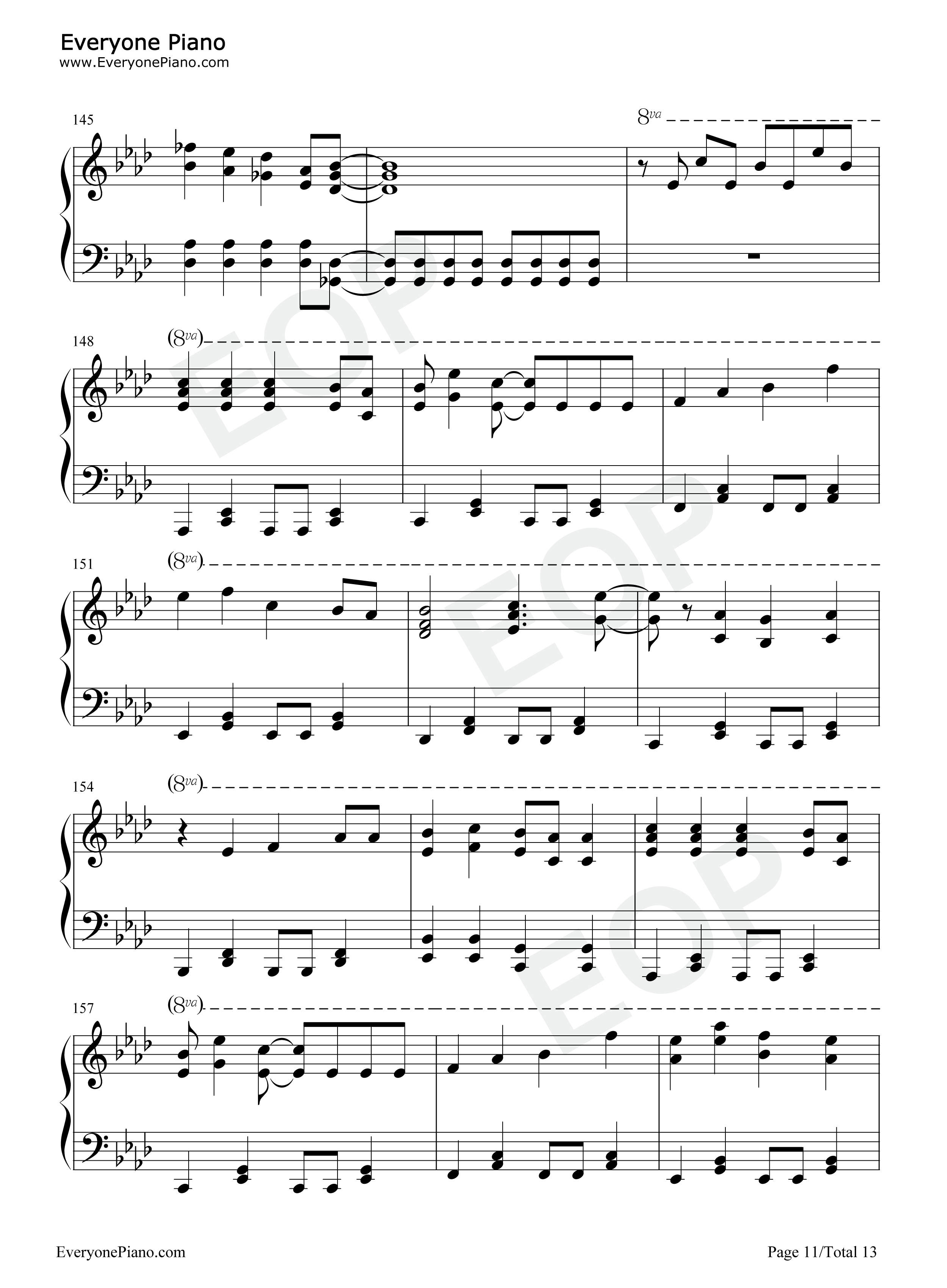 想像フォレスト钢琴谱_IA