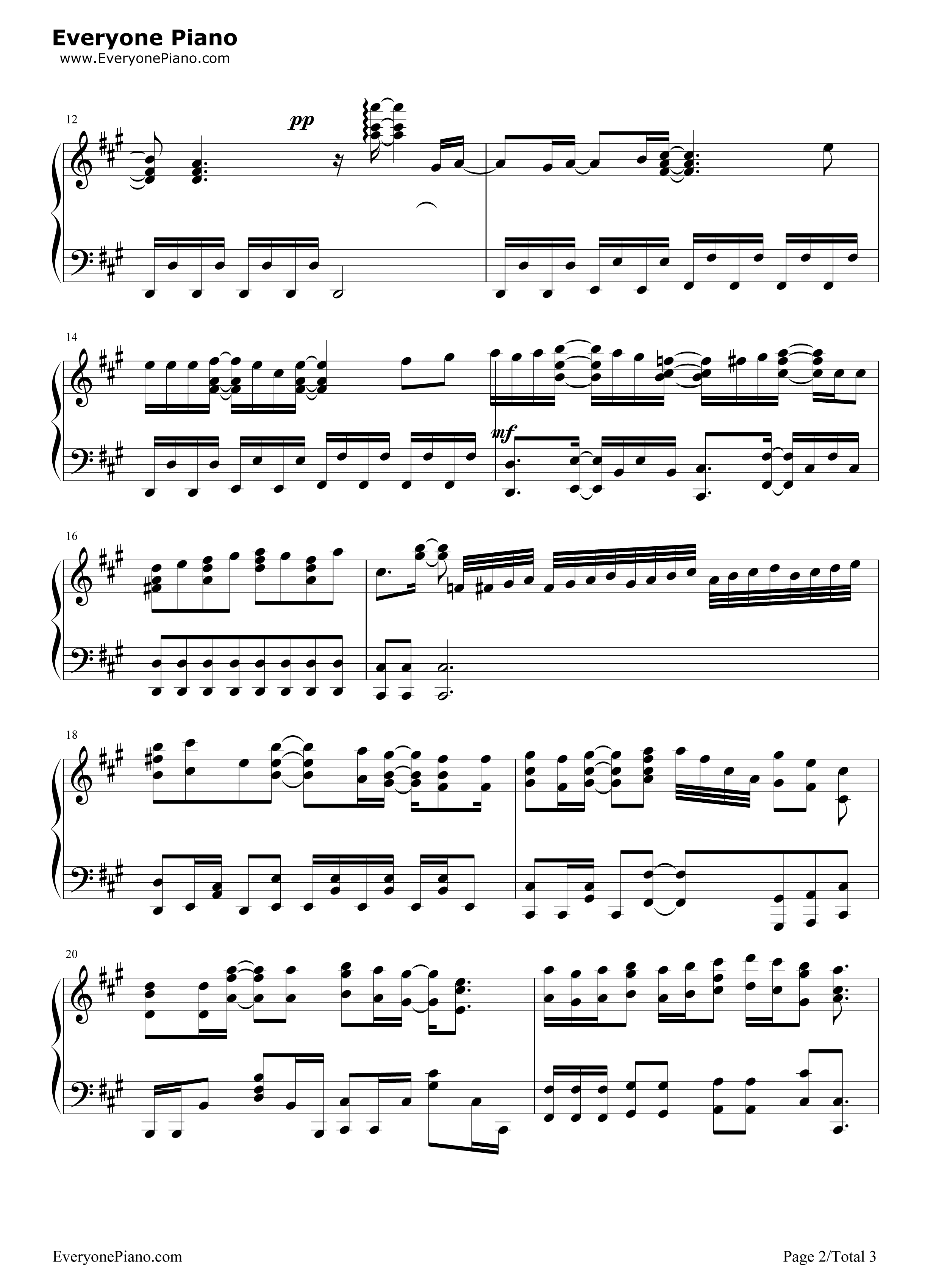 透明な翼钢琴谱_大原ゆい子