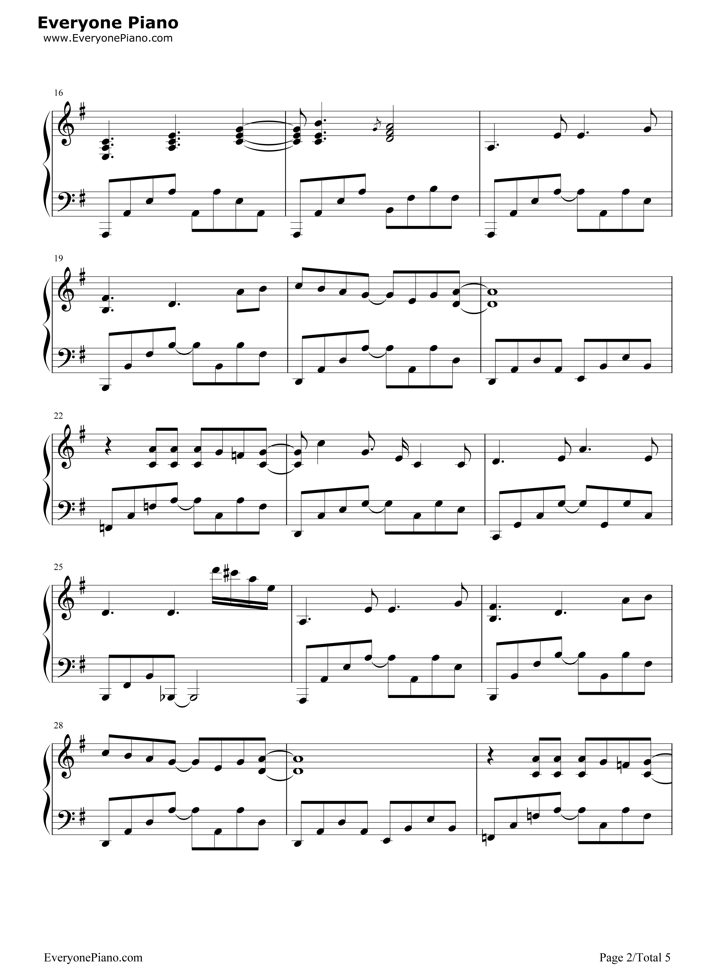 ライオン钢琴谱_May'n_&_中岛_爱