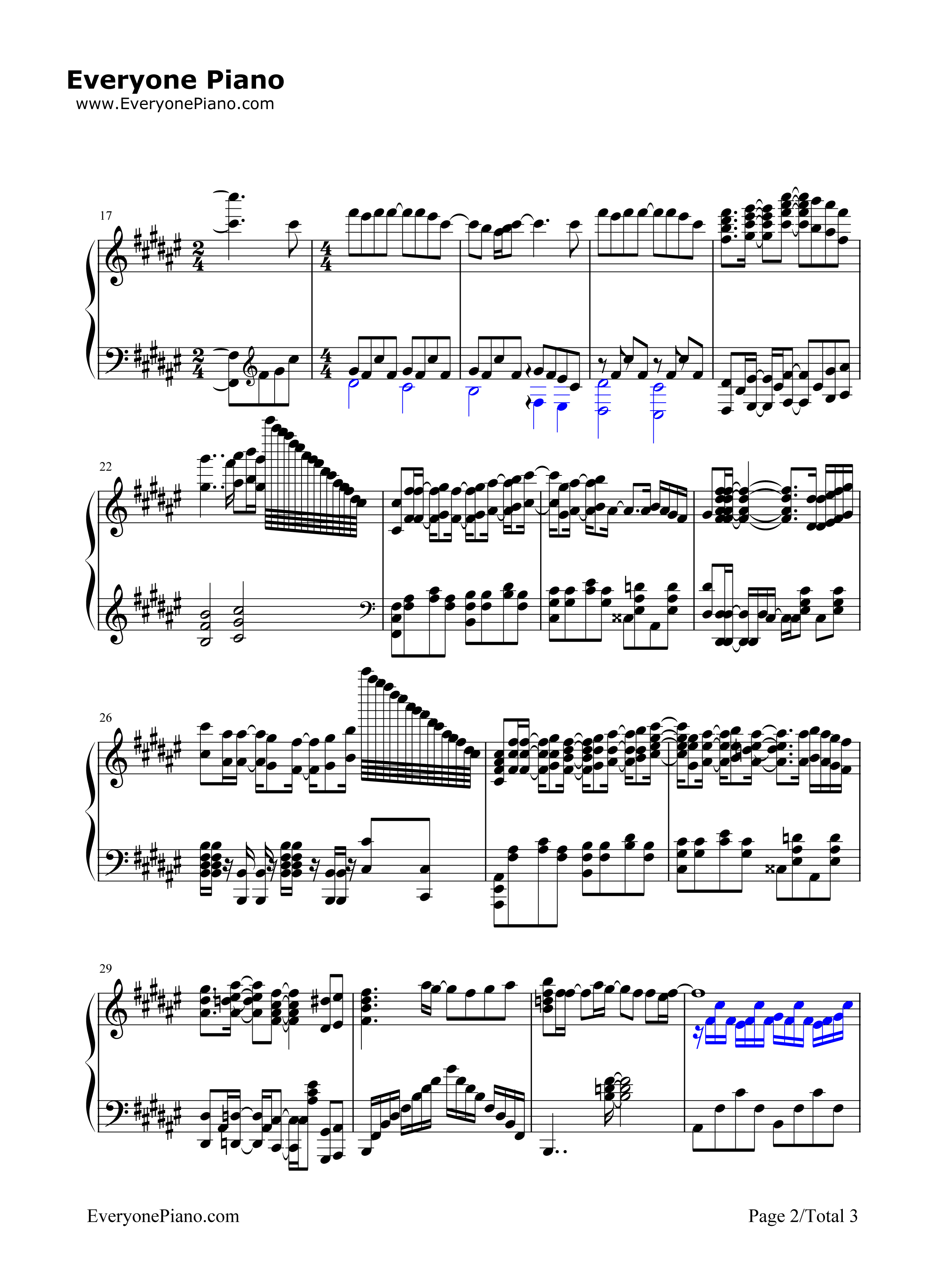 温柔的理由钢琴谱_ChouCho__ちょうちょ